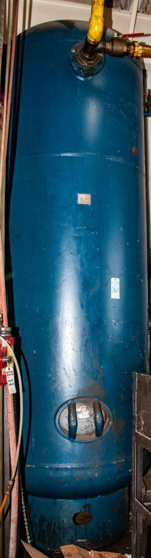 Air Receiver Tank Approx. 140" Tall (Not Counting Base) x 44" Diam.