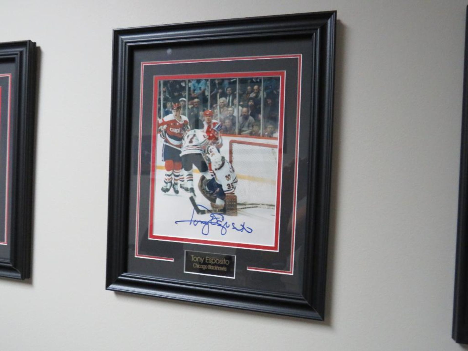 Lot c/o: (4) Autographed Chicago Blackhawks Prints and Autographed Hockey Stick - Image 2 of 5