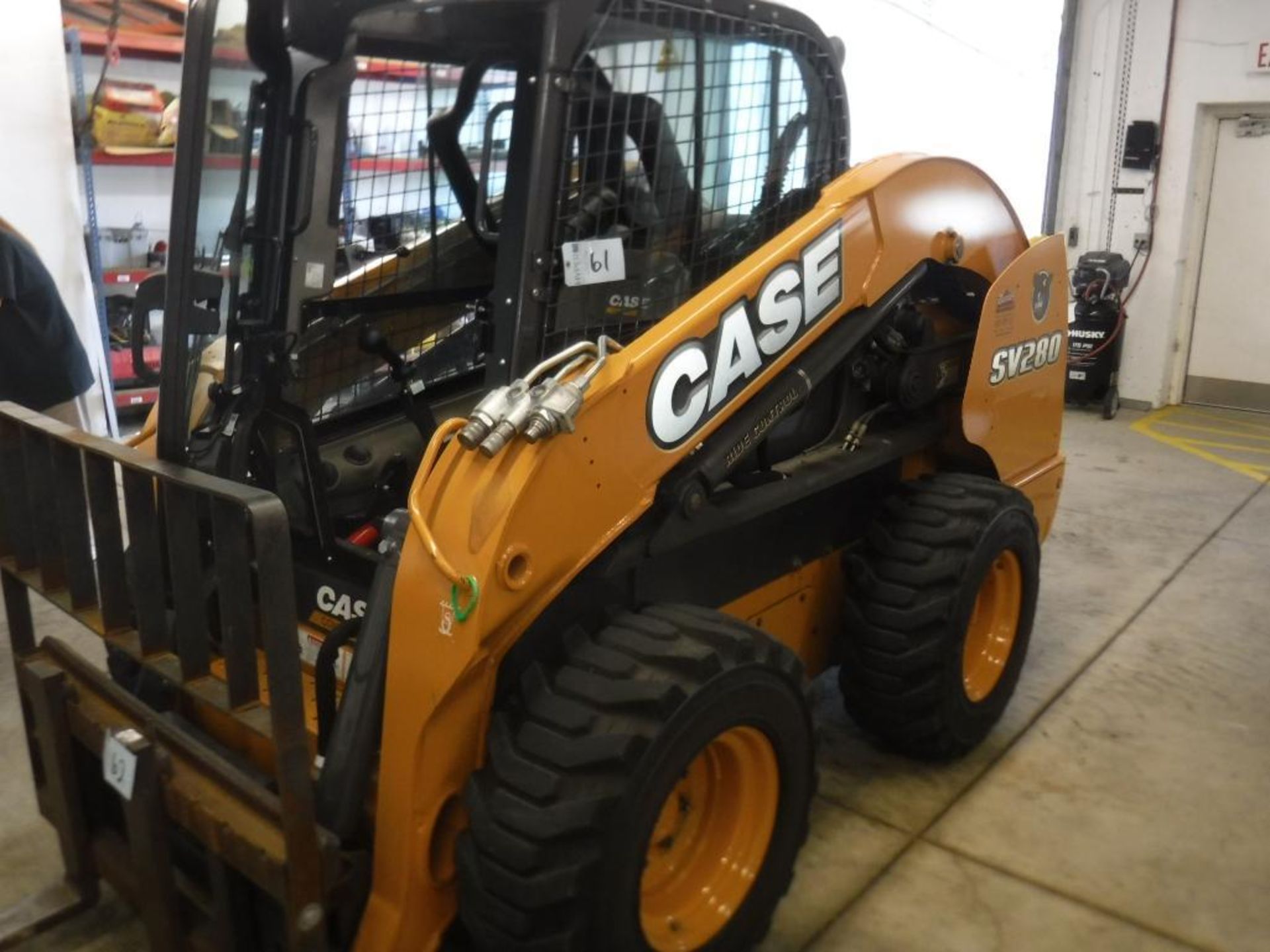 Case SV280 Skid Steer LoaderS/N: JAFSV280LGM422384, Pin: NGM 422384, (2016 est.) Bucket, Aux. Hyd.,