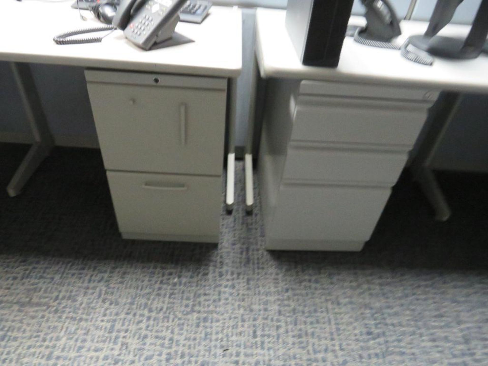 Lot c/o: Large Quantity of Assorted Under Desk File Cabinets - Image 3 of 7