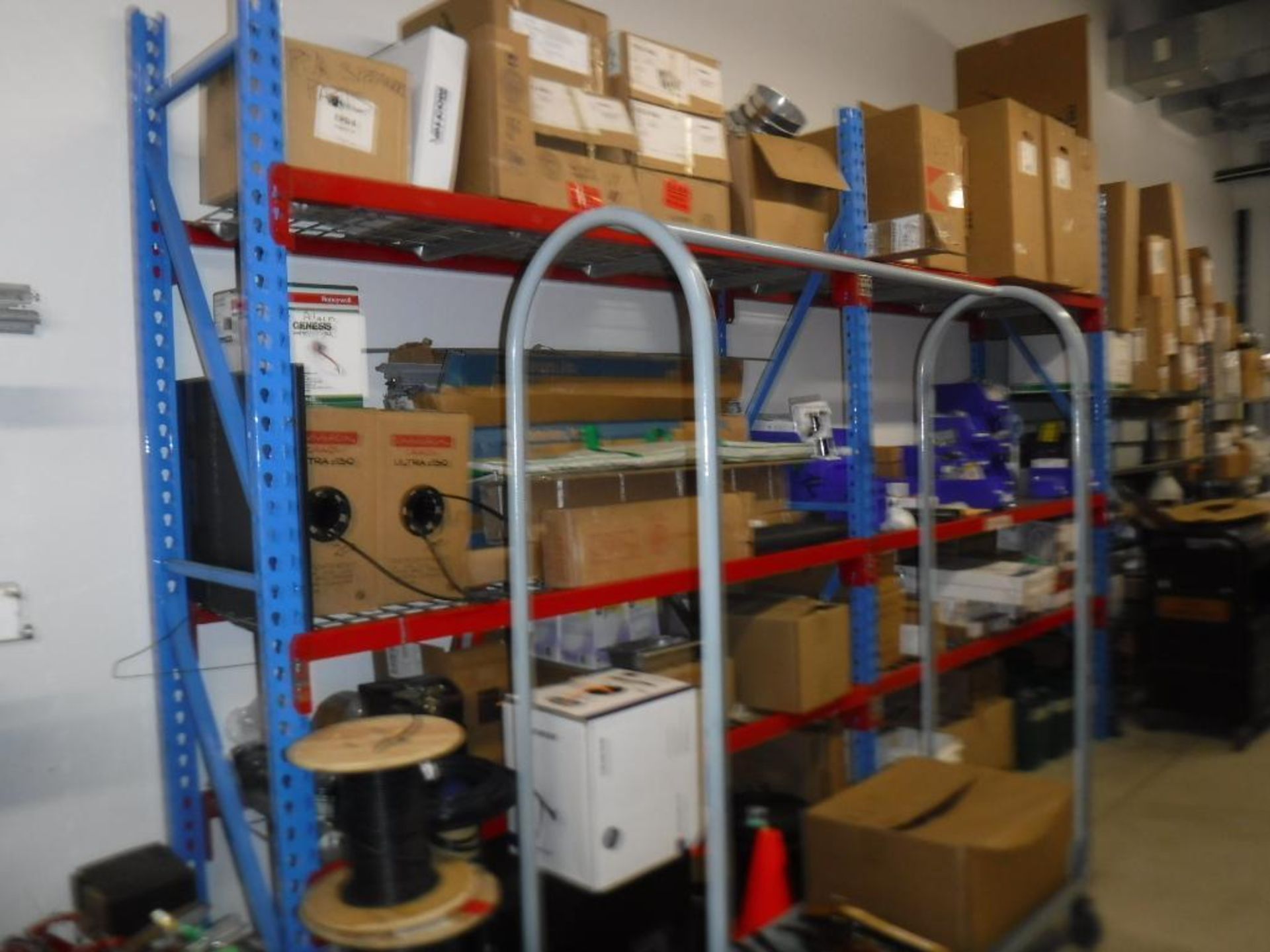 Lot c/o: Building Storage Room (NO AIR FILTERS OR REGISTERS) Contents to Include-Like New Lincon Wel - Image 9 of 13