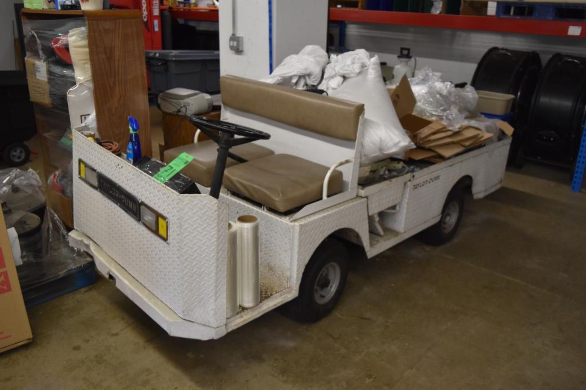 Taylor-Dunn 36-Volt Model B2-10 Electric Utility Cart S/N: 125285, 2,400-LBS. Cap.