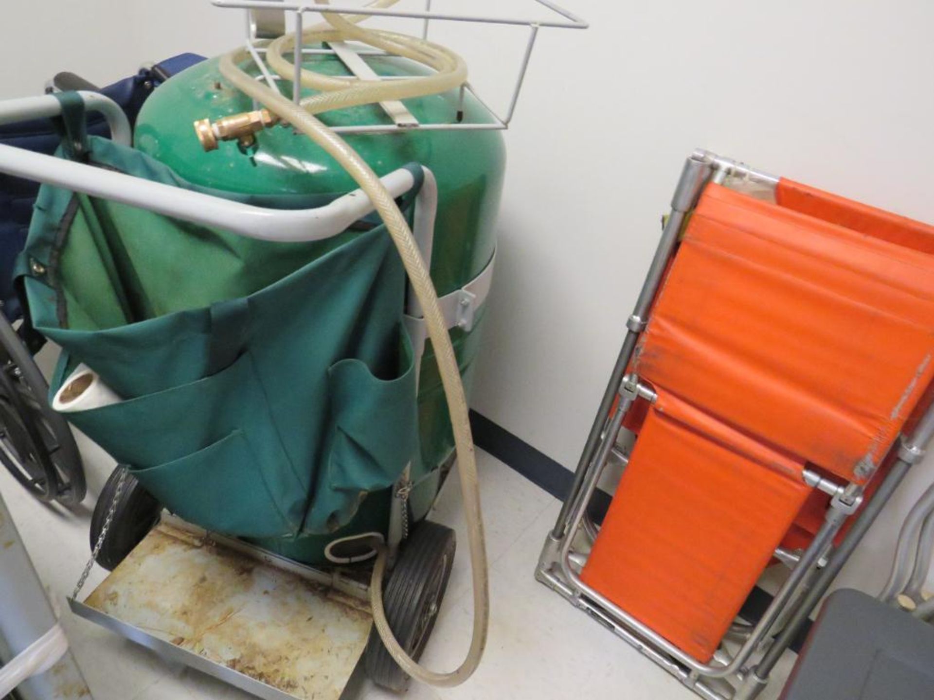 Lot c/o:Contents of Custodial Room- Mop,Buckets & Supplies, Trolley with Contents, Spill Kit, Vacuum - Image 4 of 4