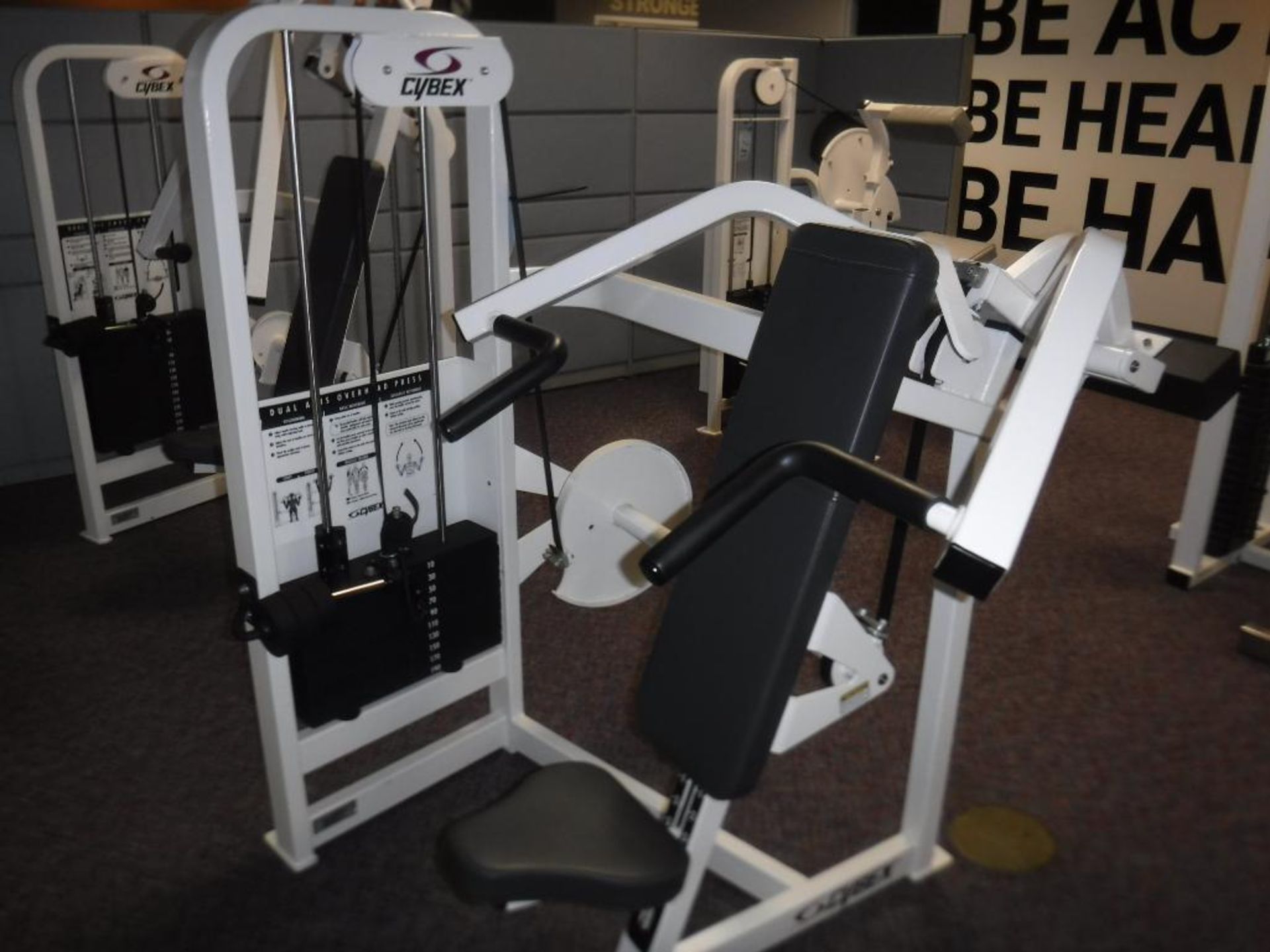 Cybex Dual Axis Overhead Press Station S/N: 452691S033640, Model 45269113NNN