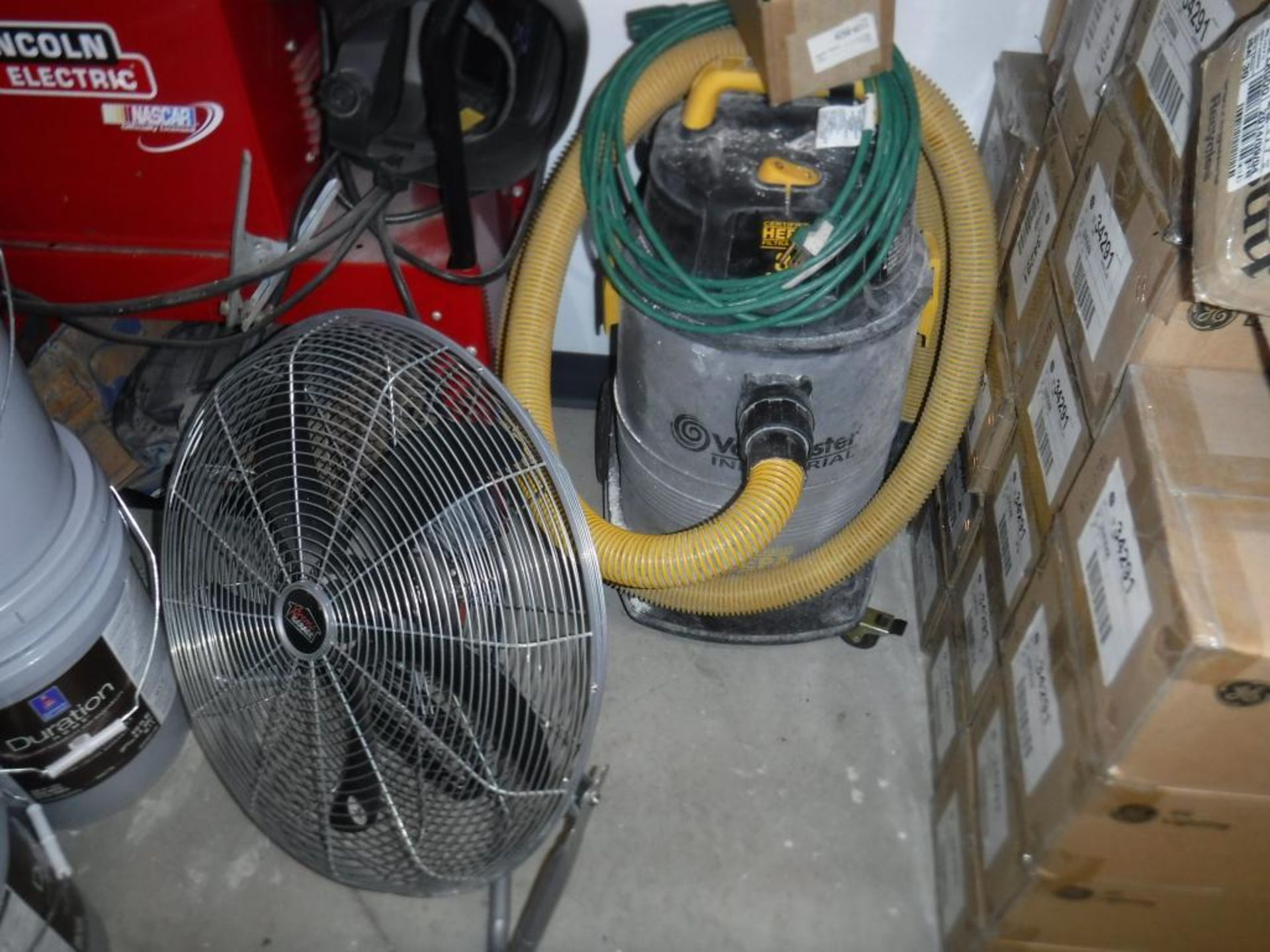 Lot c/o: Building Storage Room (NO AIR FILTERS OR REGISTERS) Contents to Include-Like New Lincon Wel - Image 11 of 13