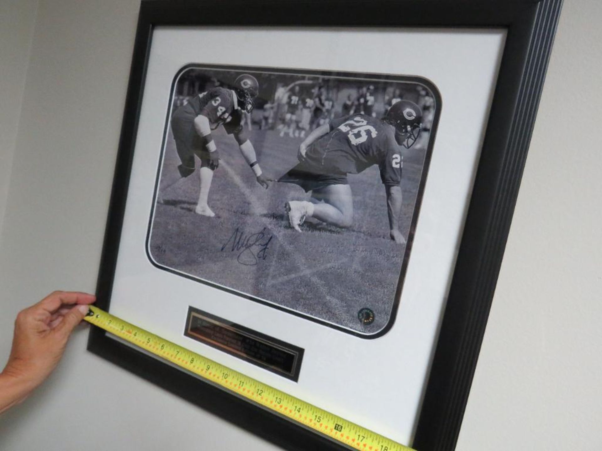 Lot c/o: (4) Chicago Bears Framed Art- Some Autograph - Image 3 of 5