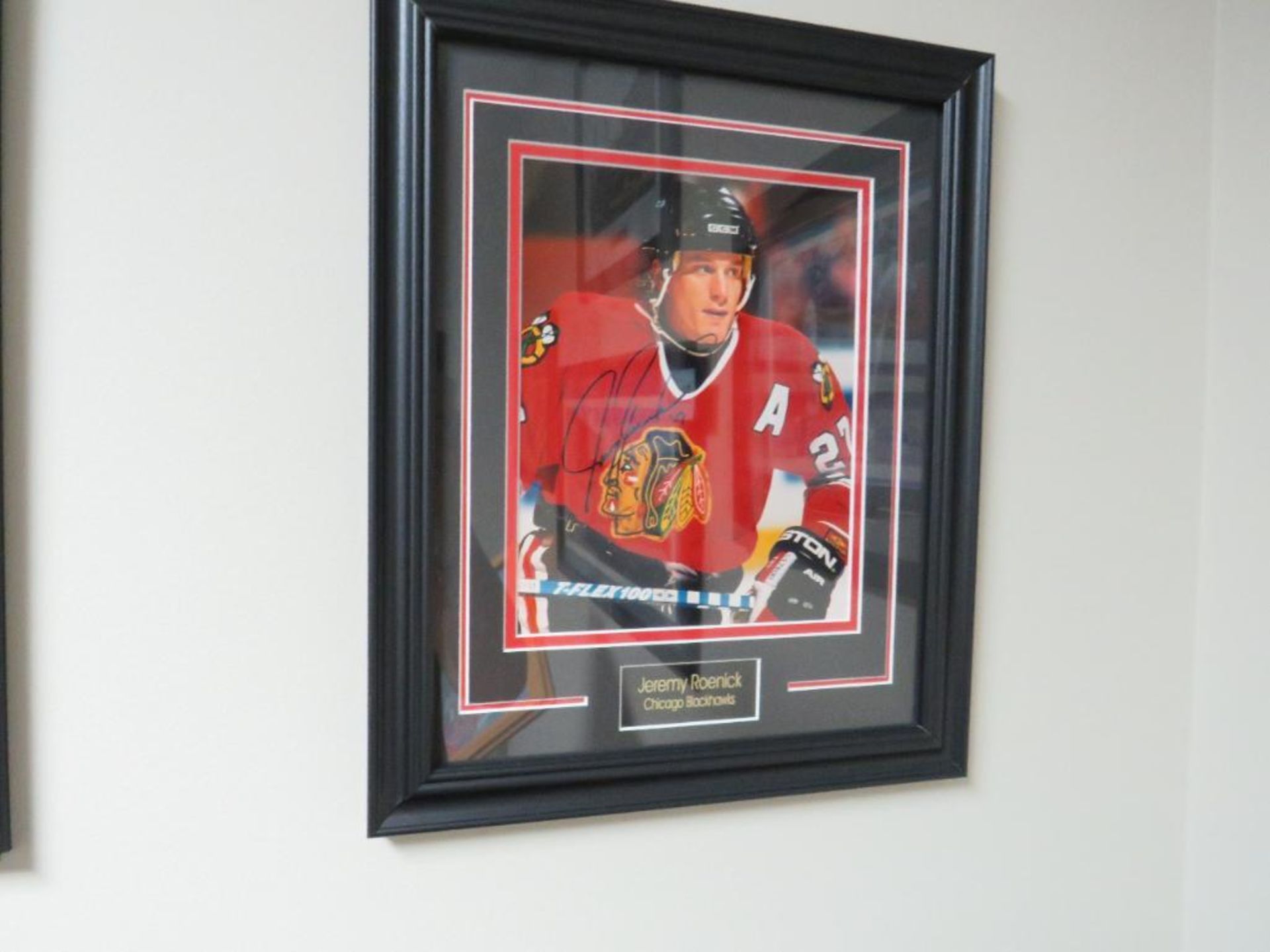 Lot c/o: (4) Autographed Chicago Blackhawks Prints and Autographed Hockey Stick - Image 3 of 5