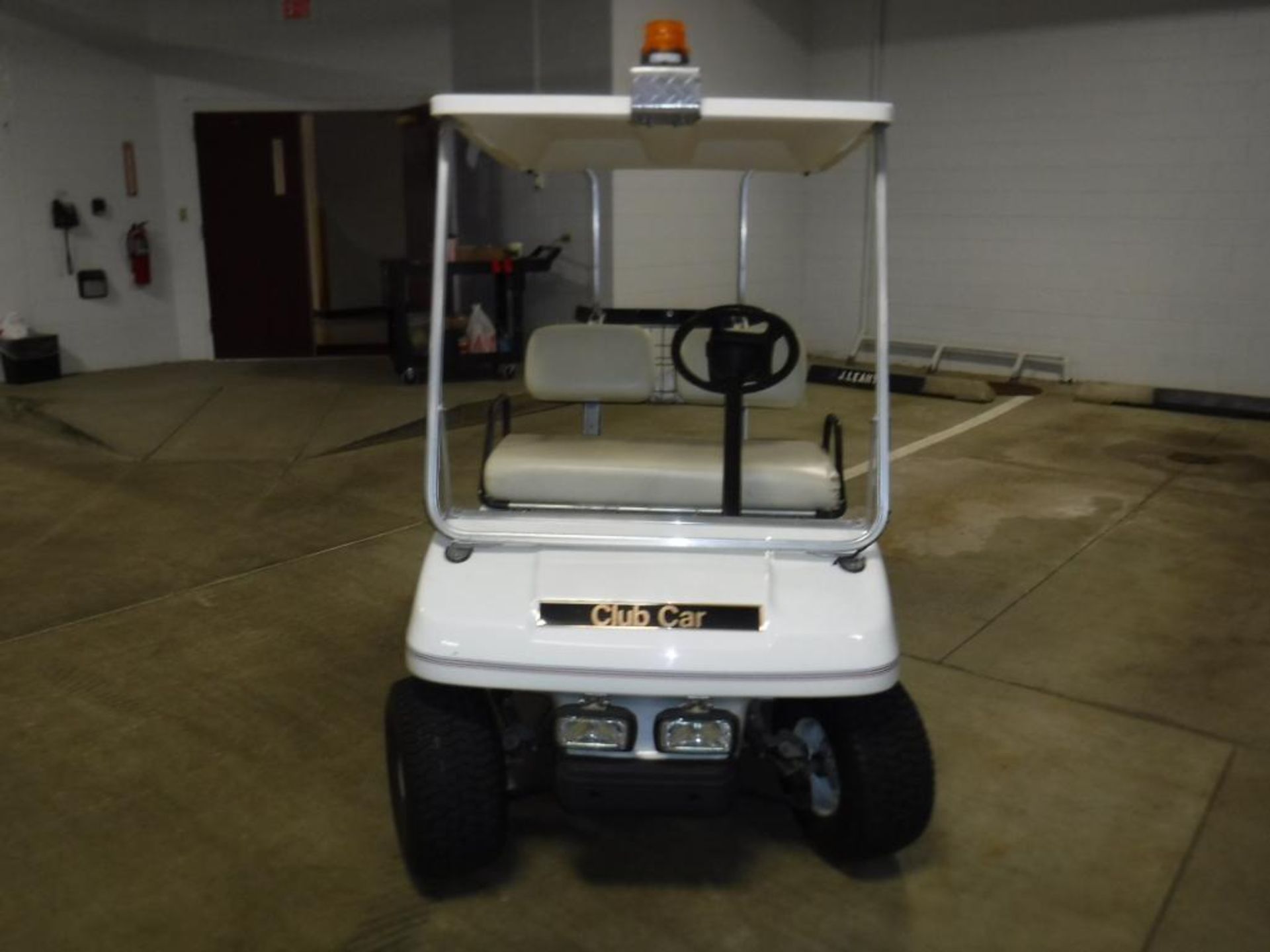 Club Car Electric 2-Seat Golf Cart S/N A9843-708779, (6) Batteries, Canopy, Electric Battery Charger - Image 2 of 6