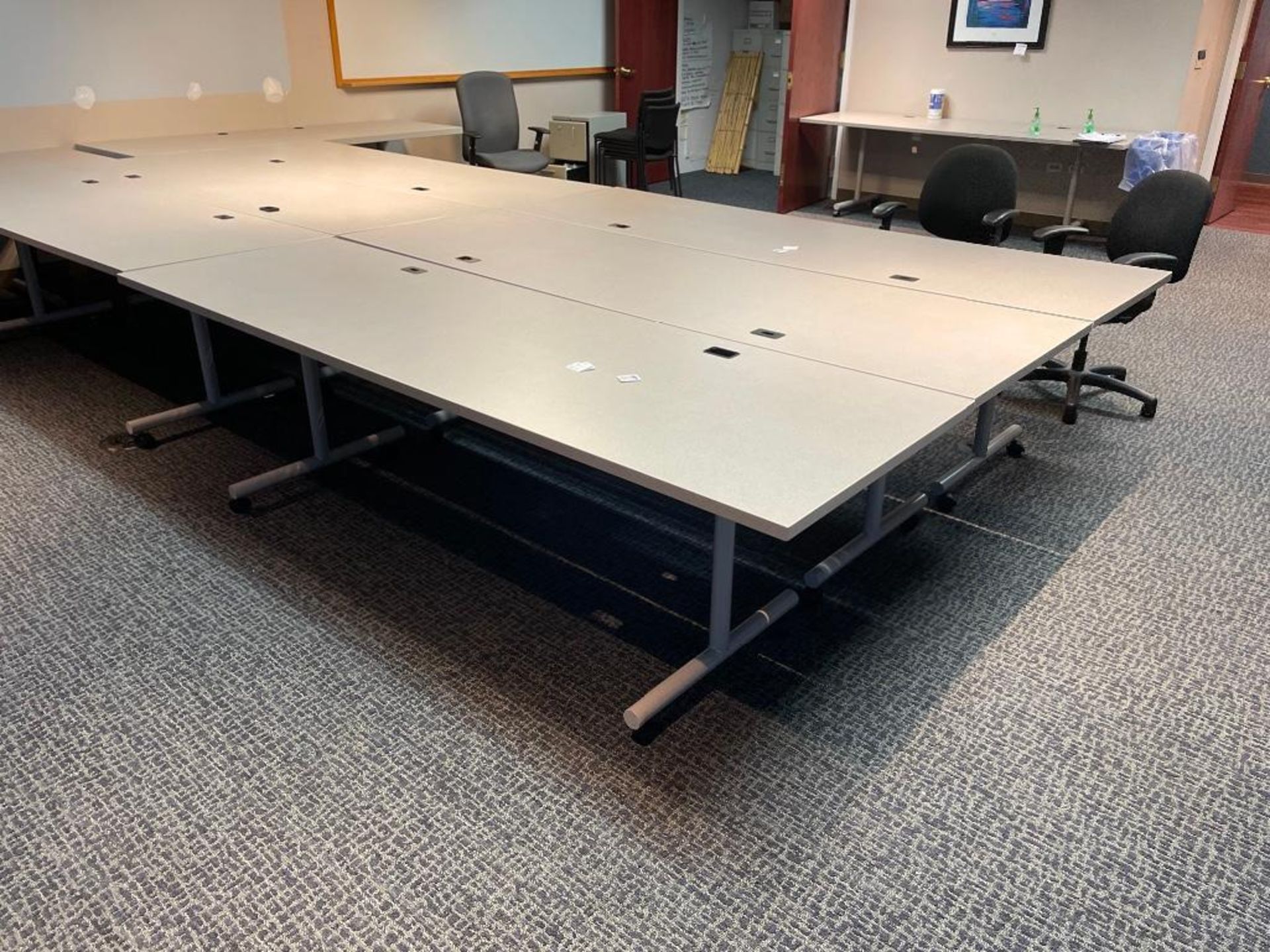 (4) 30" x 8' x 29" Tables on Casters