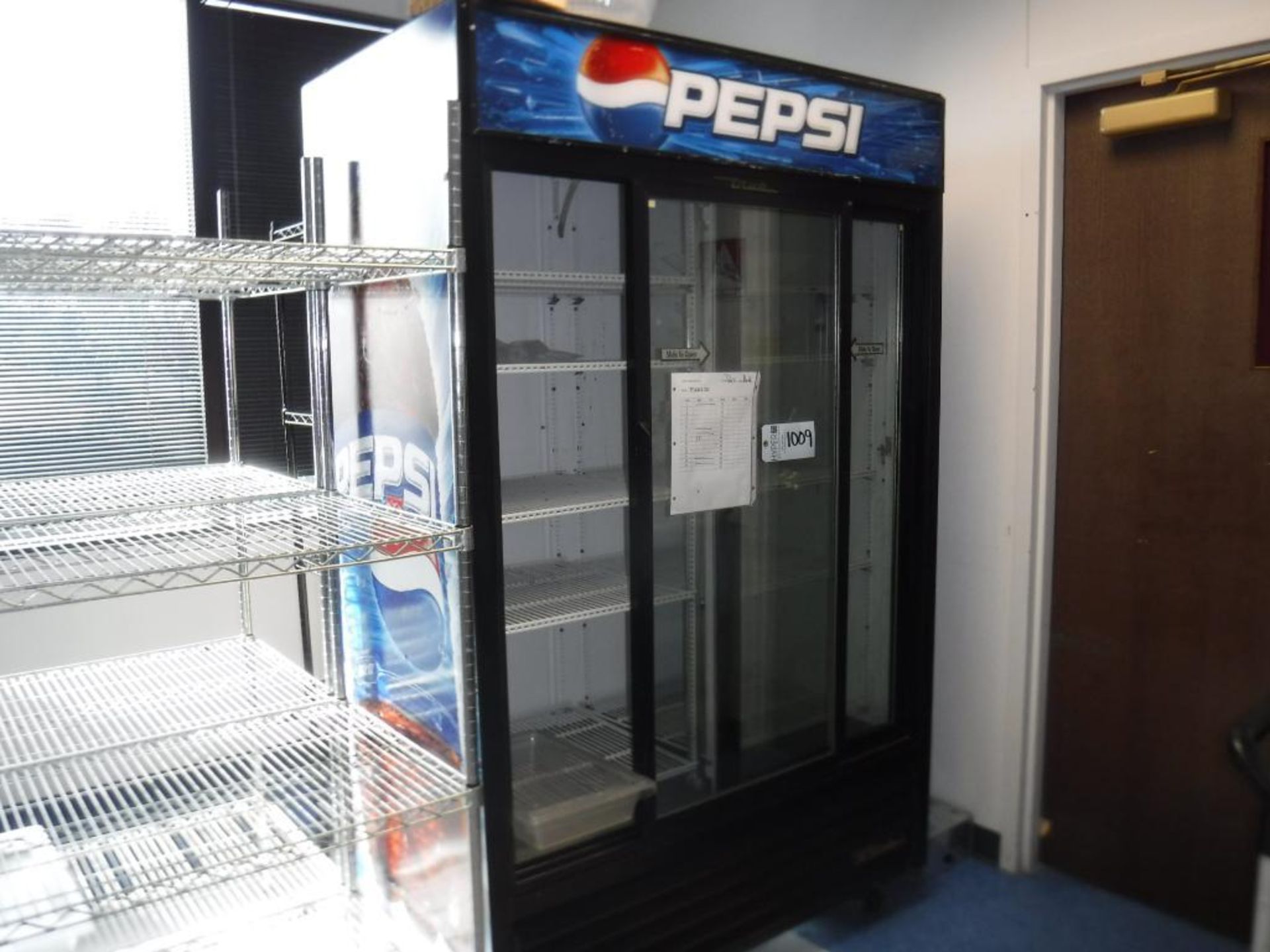 True Sliding Double Glass Door Refrig, Model GDM-45, 115V, 1/2HP