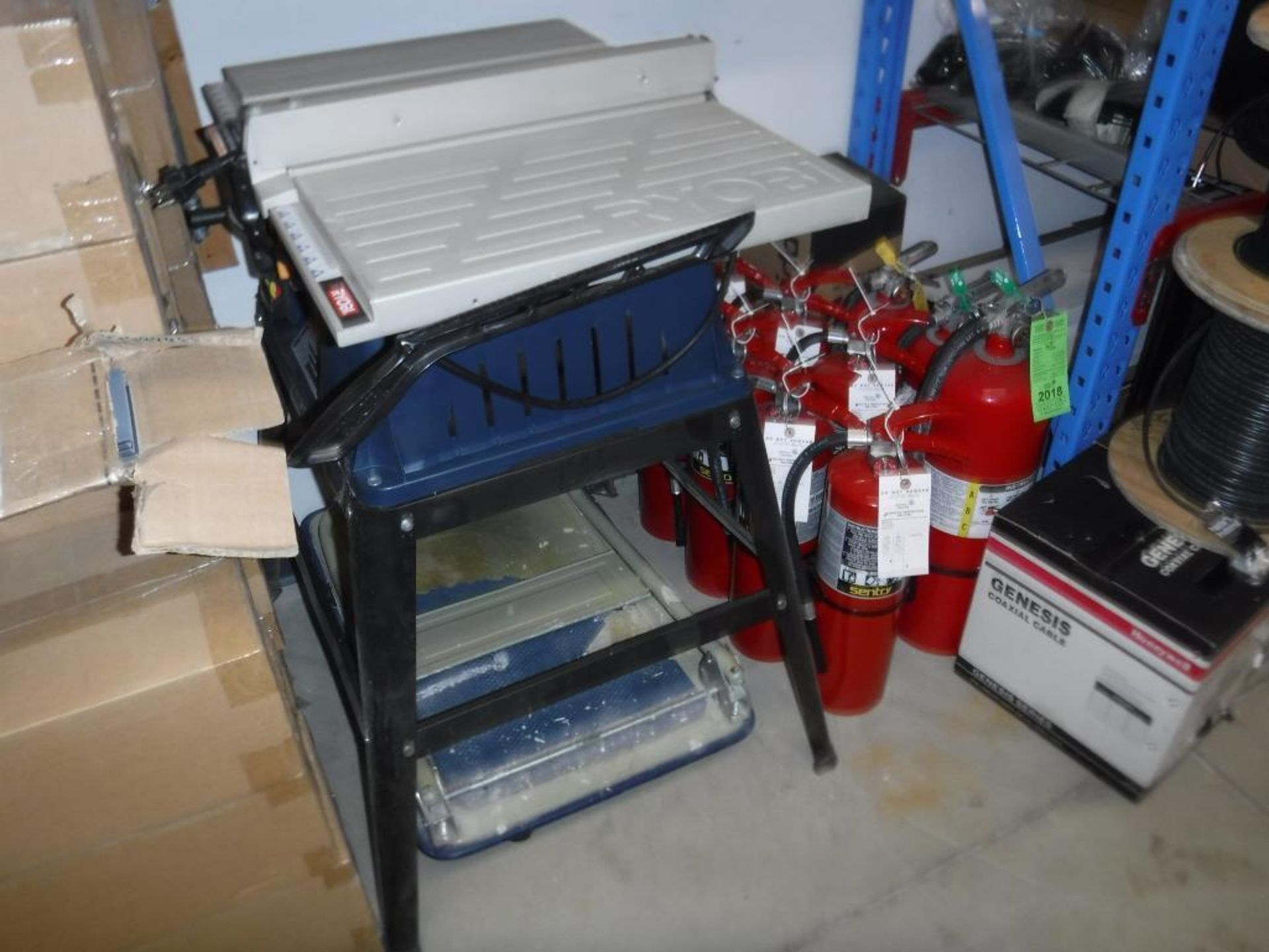 Lot c/o: Building Storage Room (NO AIR FILTERS OR REGISTERS) Contents to Include-Like New Lincon Wel - Image 12 of 13