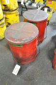 Lot-(2) Rag Safety Cans