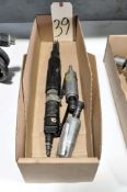 Lot-(2) Various Pneumatic Straight Die Grinders and (1) Pneumatic Scaler in (1) Box
