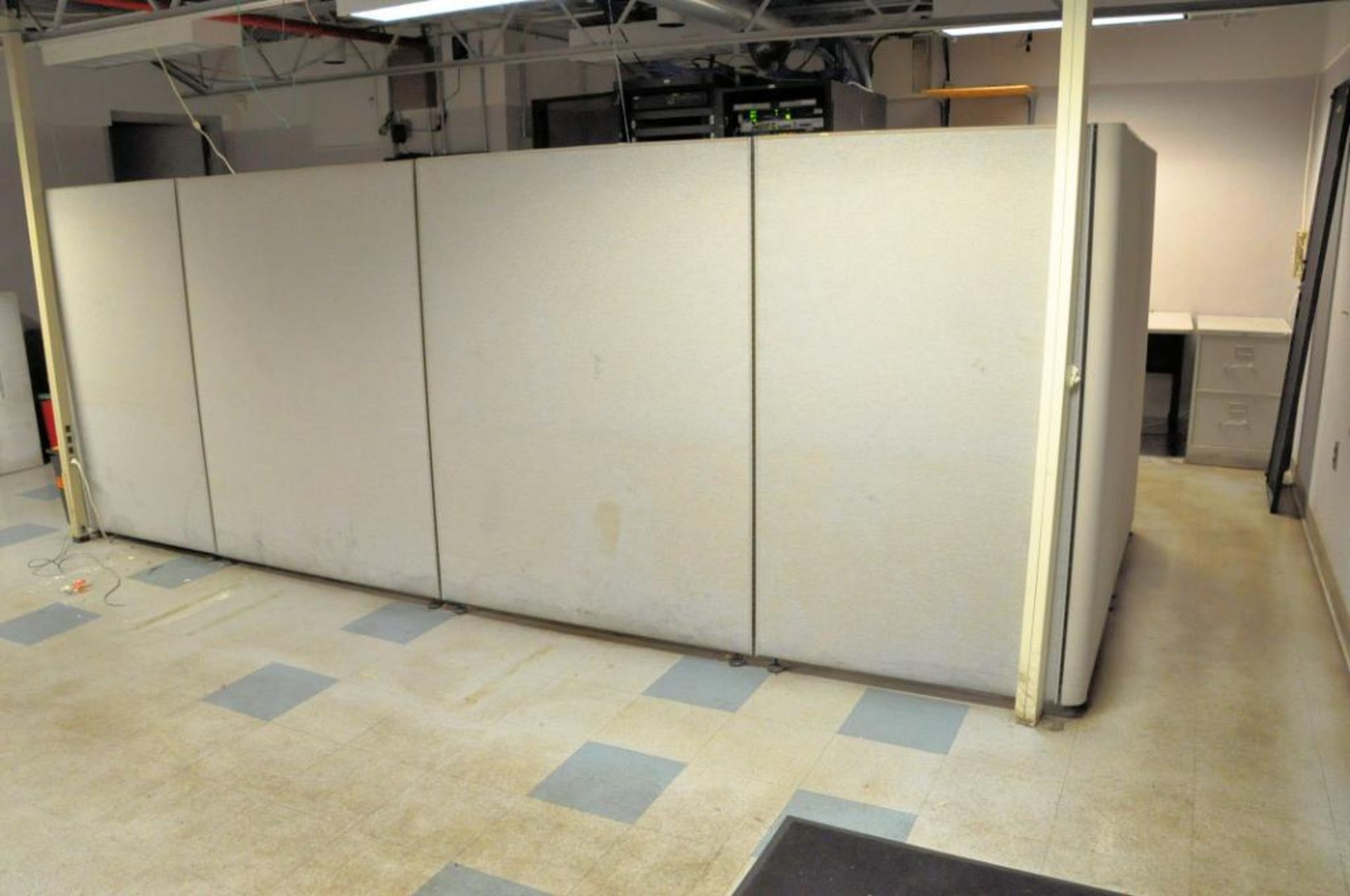 Lot-Cubicle Partition Work System, Upstairs Over Lunch Room) - Image 2 of 3