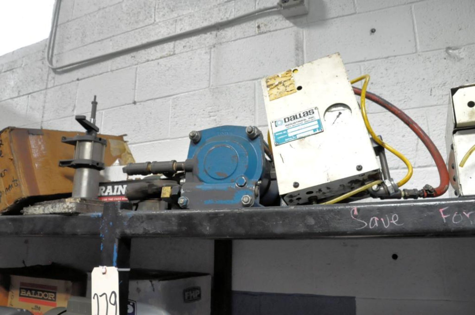 Lot-Drive Belt, Feeder Parts, Dallas Clamp Oilers etc. on (1) Shelf, (Shelving Not Included) - Image 3 of 3
