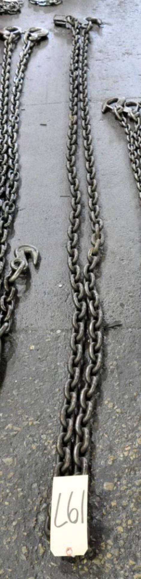 1/2" Link x 20' Long 2-Hook Chain, Cert Tag - Image 2 of 3