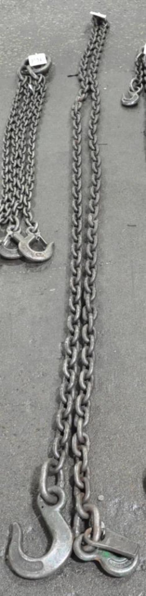 1/2" Link x 20' Long 2-Hook Chain, Cert Tag