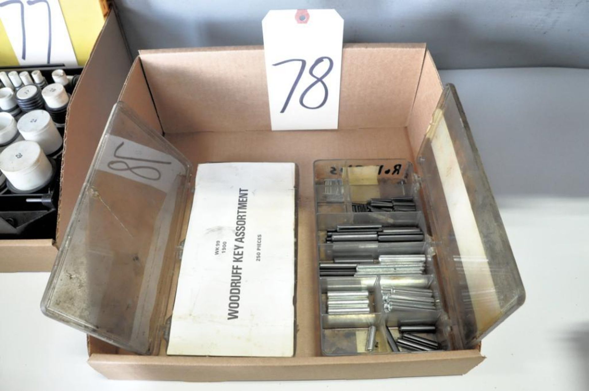 Lot-Woodruff Keys, Spring Roll Pins in (2) Boxes and (2) Retainer Ring Service Kits - Image 6 of 6