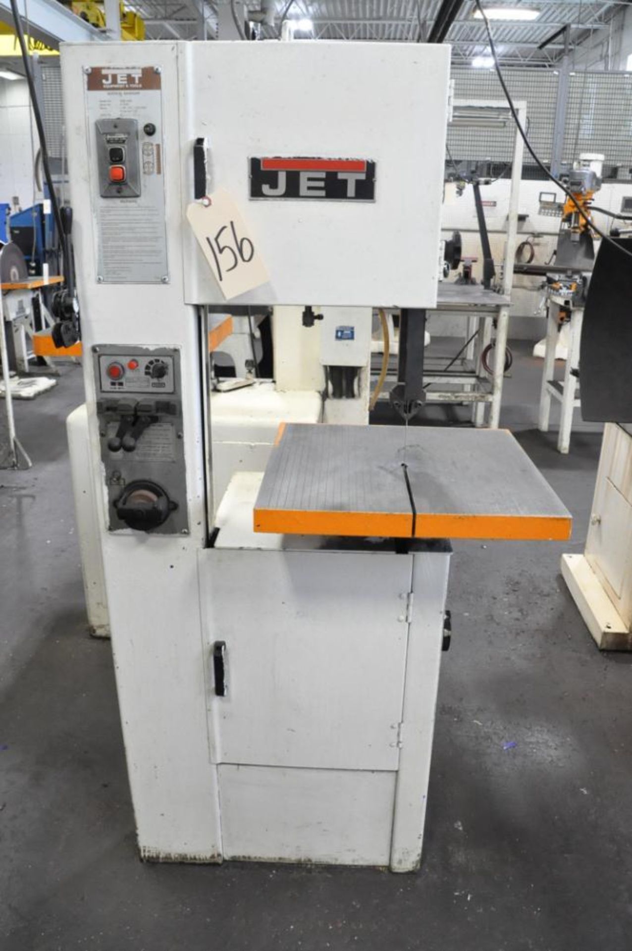 Jet Model VBS-1408, 14" Vertical Contour Metal Cutting Band Saw, S/n 5111484, 19 3/4" x 19 3/4" Work - Image 2 of 7
