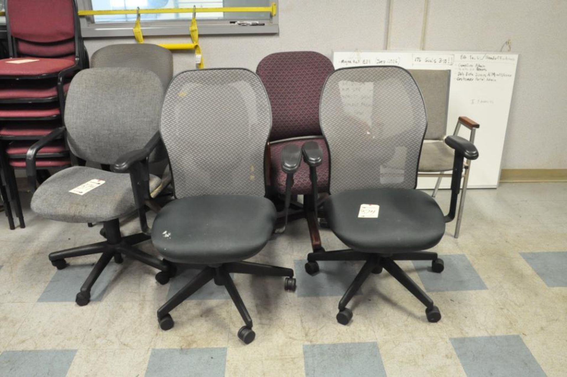 Lot-(7) Various Office Chairs, (Upstairs Over Lunch Room)