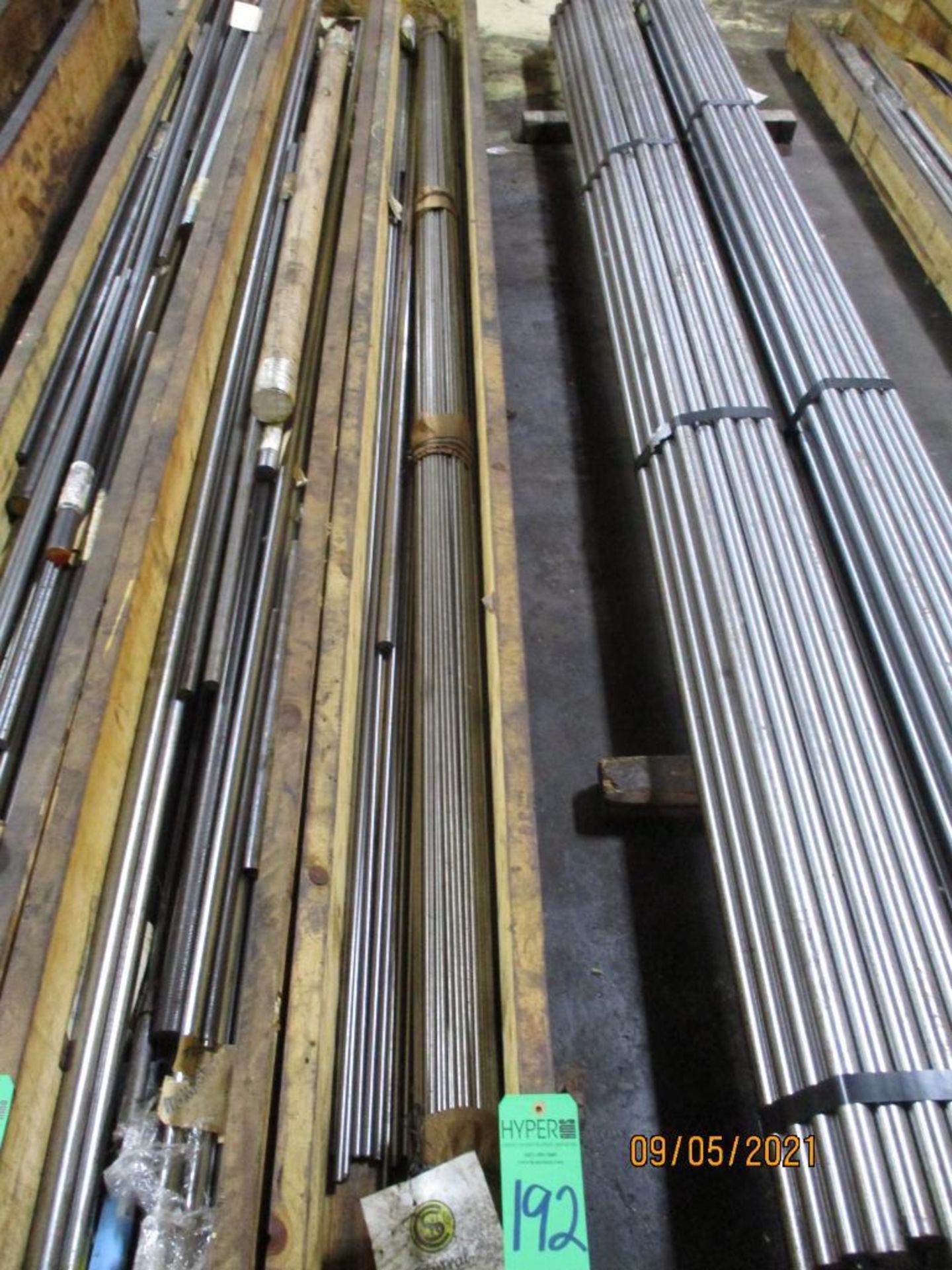 Crate Of Multi Size Steel Bar Stock