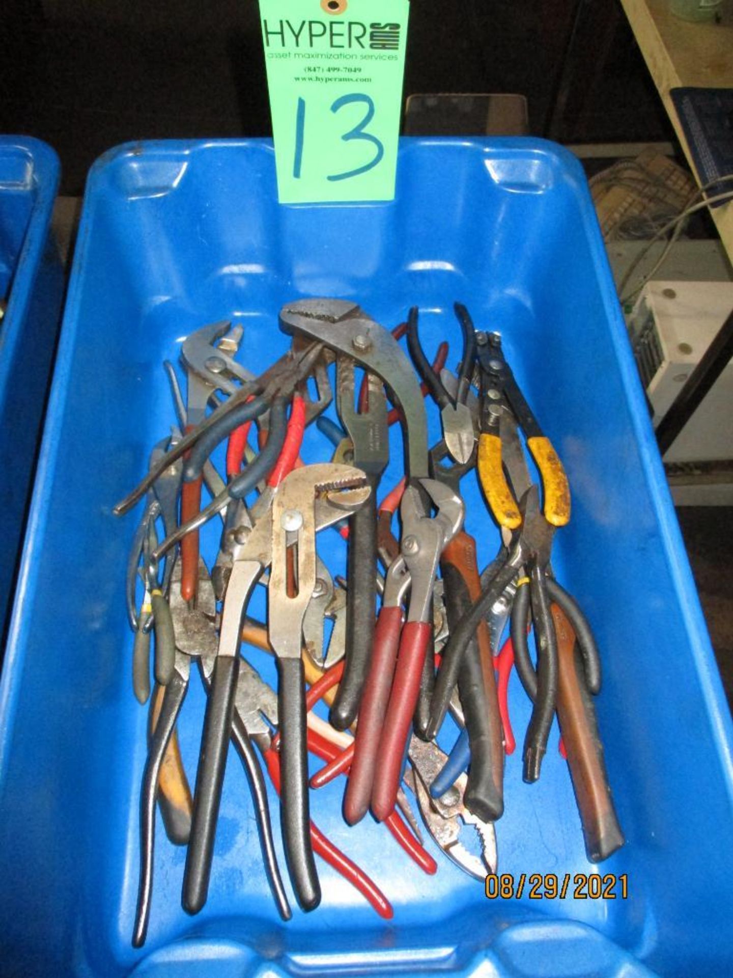 Various Size Channel Locks, Pliers And Cutters