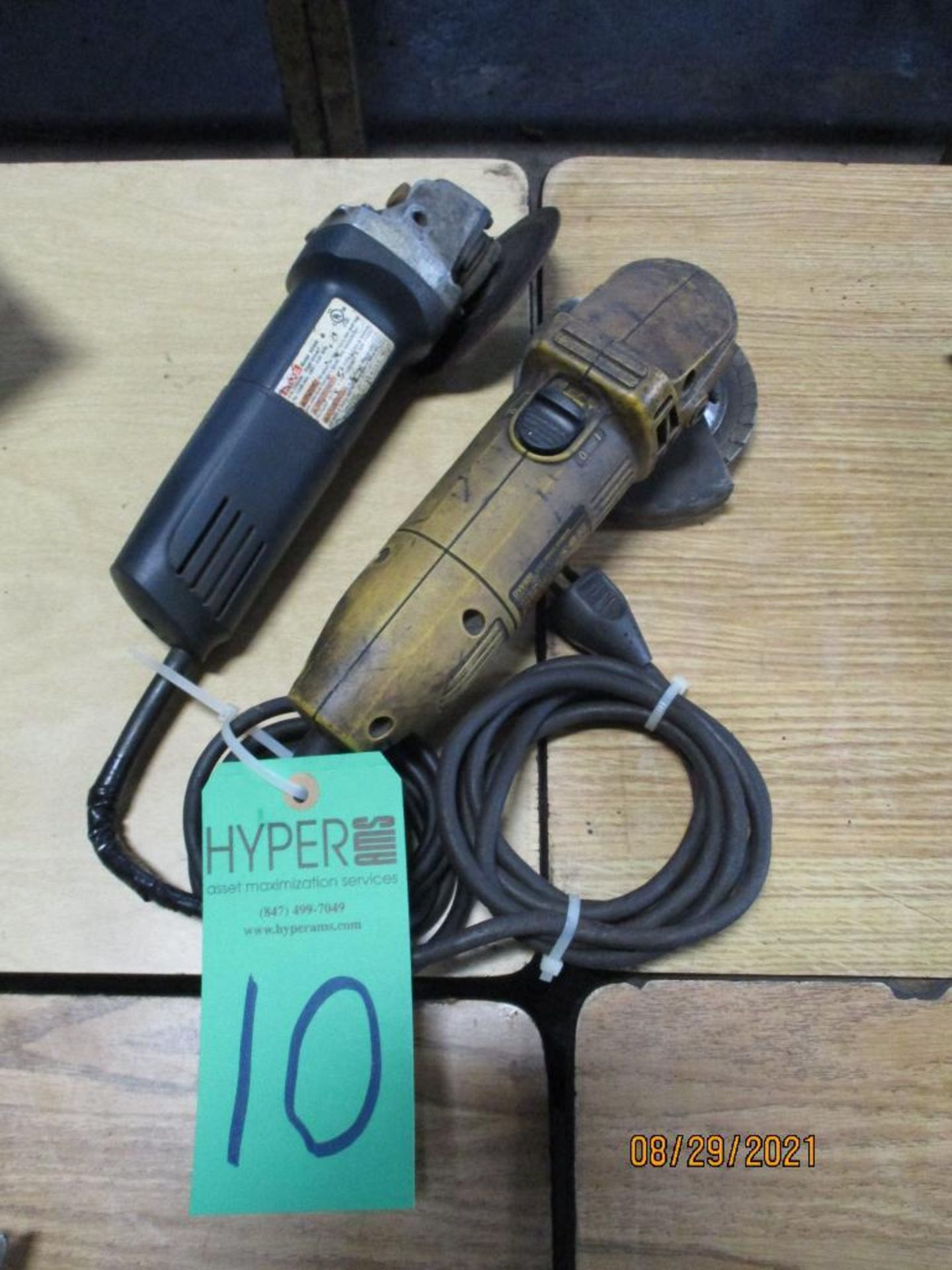 Ryobi 4" Angle Grinder M/N A6400 And DeWalt 4.5" Angle Grinder M/N DW400