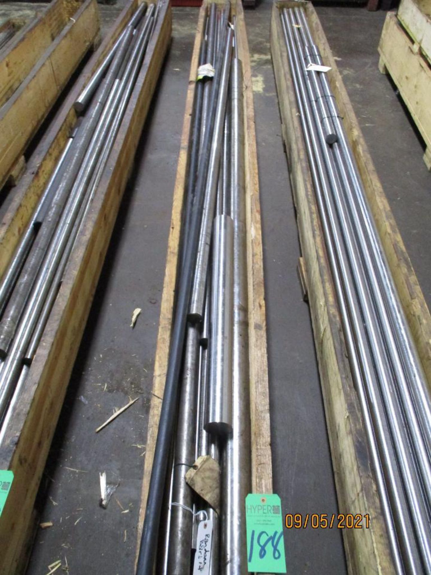 Crate Of Multi Size Steel Bar Stock