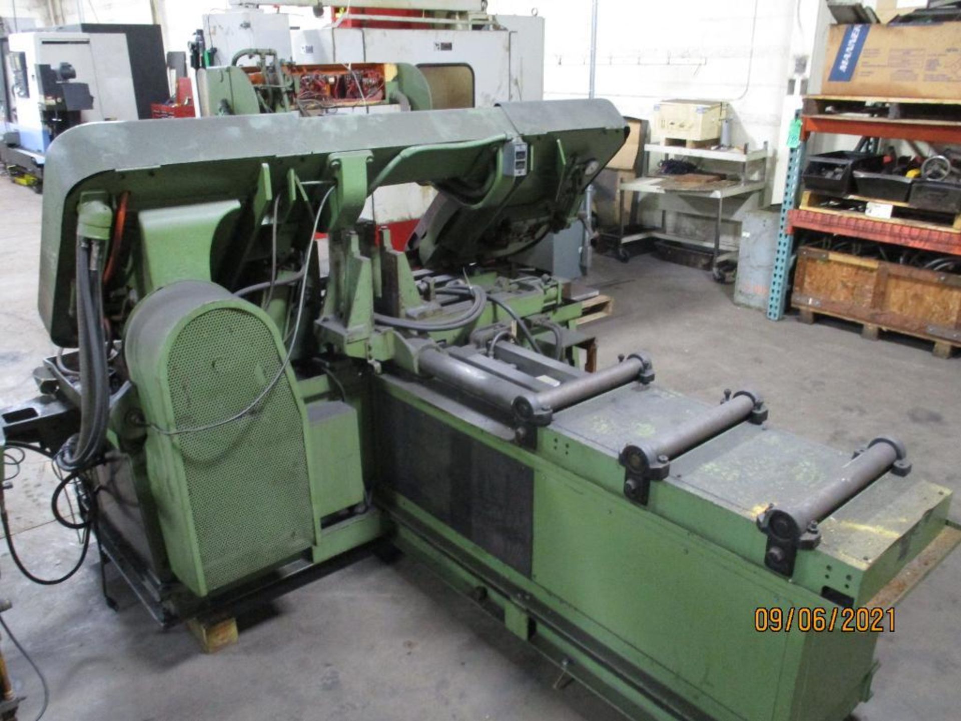 Kasor Johnson Model HA-16 Automatic Horizontal Bandsaw S/N: 402512 For Parts Or Scrap - Image 4 of 7