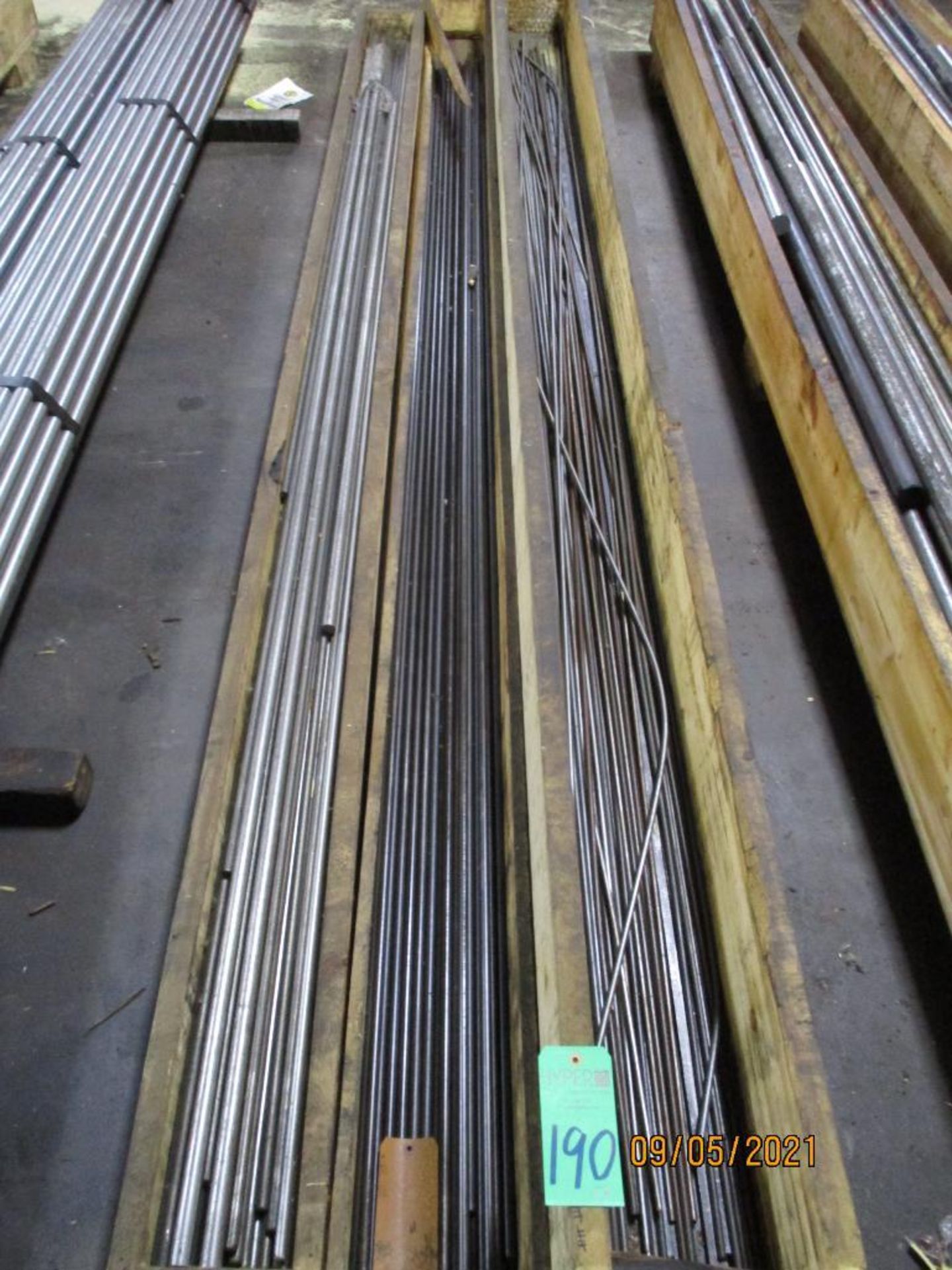 Three Crates Of Multi Size Steel Bar Stock