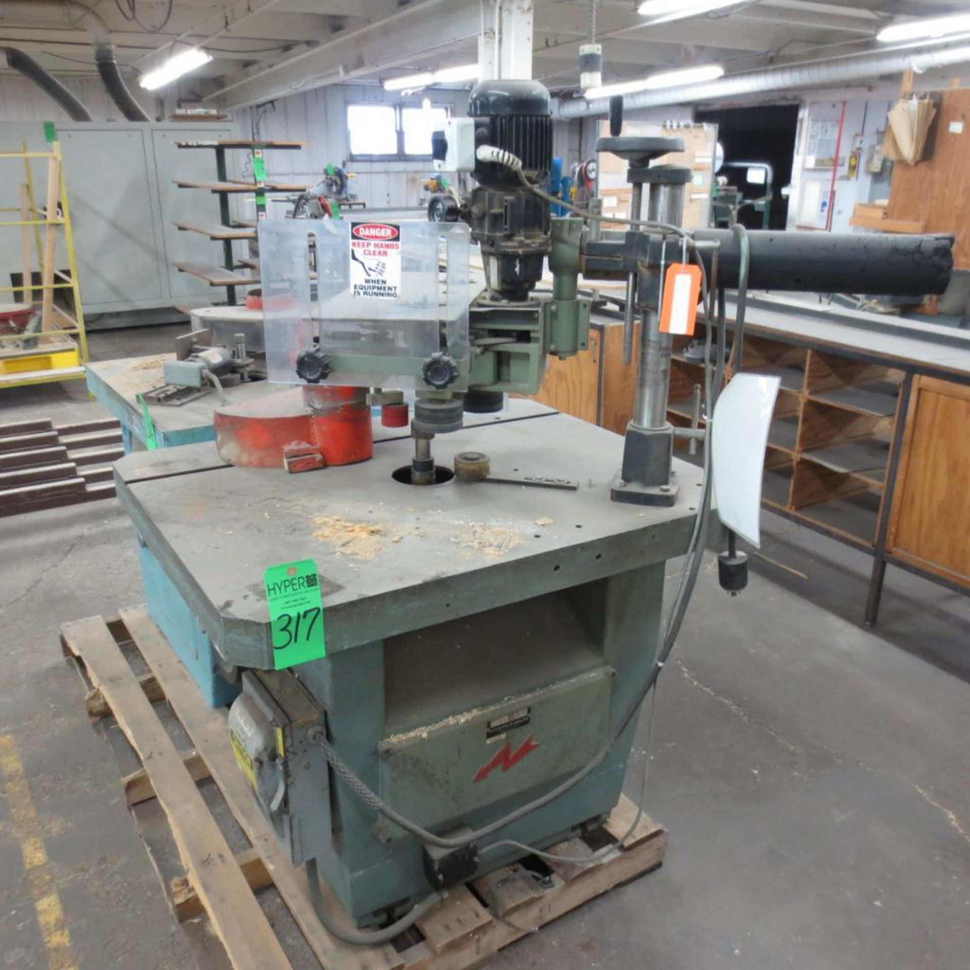 Invicta Delta RS 15 Model 43780 Single Spindle Shaper S/N: 2436 W/ Stegherr Model BV Table-Mounted F - Image 2 of 6