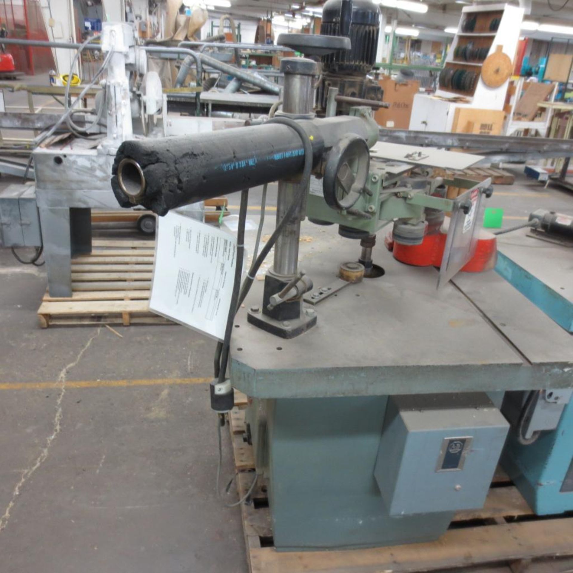 Invicta Delta RS 15 Model 43780 Single Spindle Shaper S/N: 2436 W/ Stegherr Model BV Table-Mounted F - Image 4 of 6