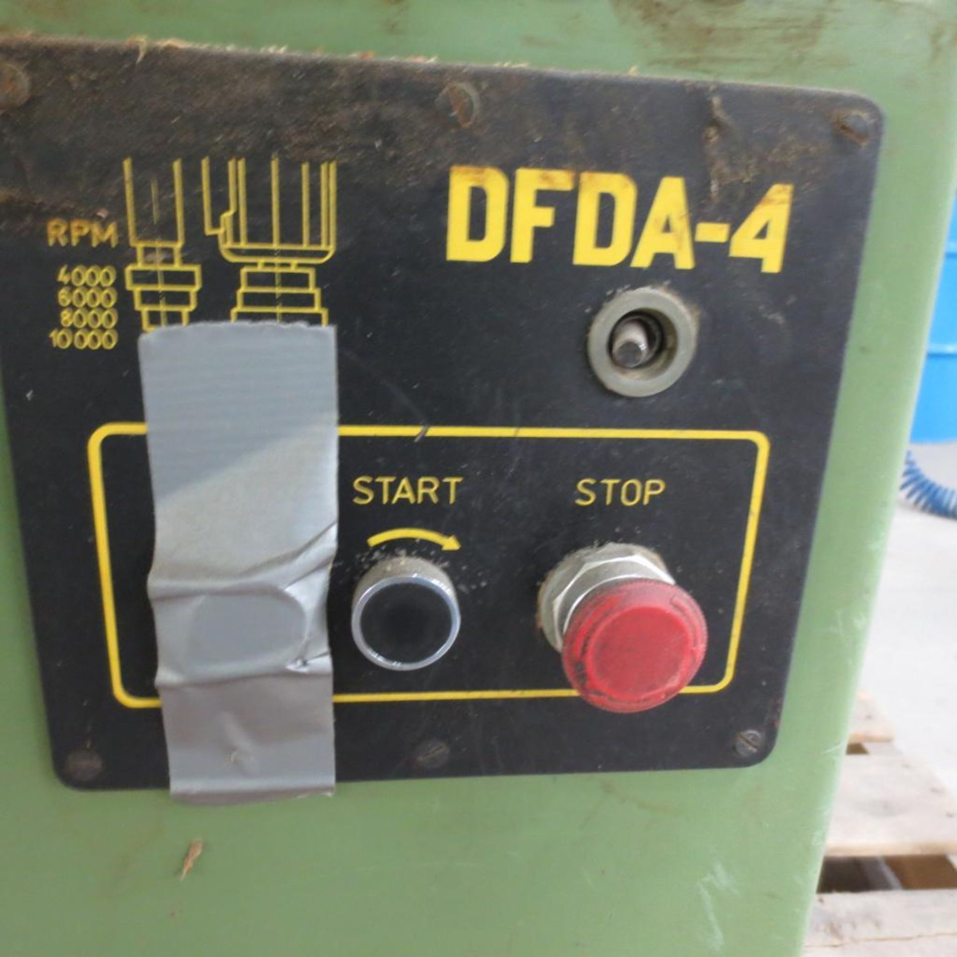 Gomnd Model DFFA-4 Single Spindle Shaper S/N 8333 ( WS M0725 or 8256 ) - Image 4 of 6