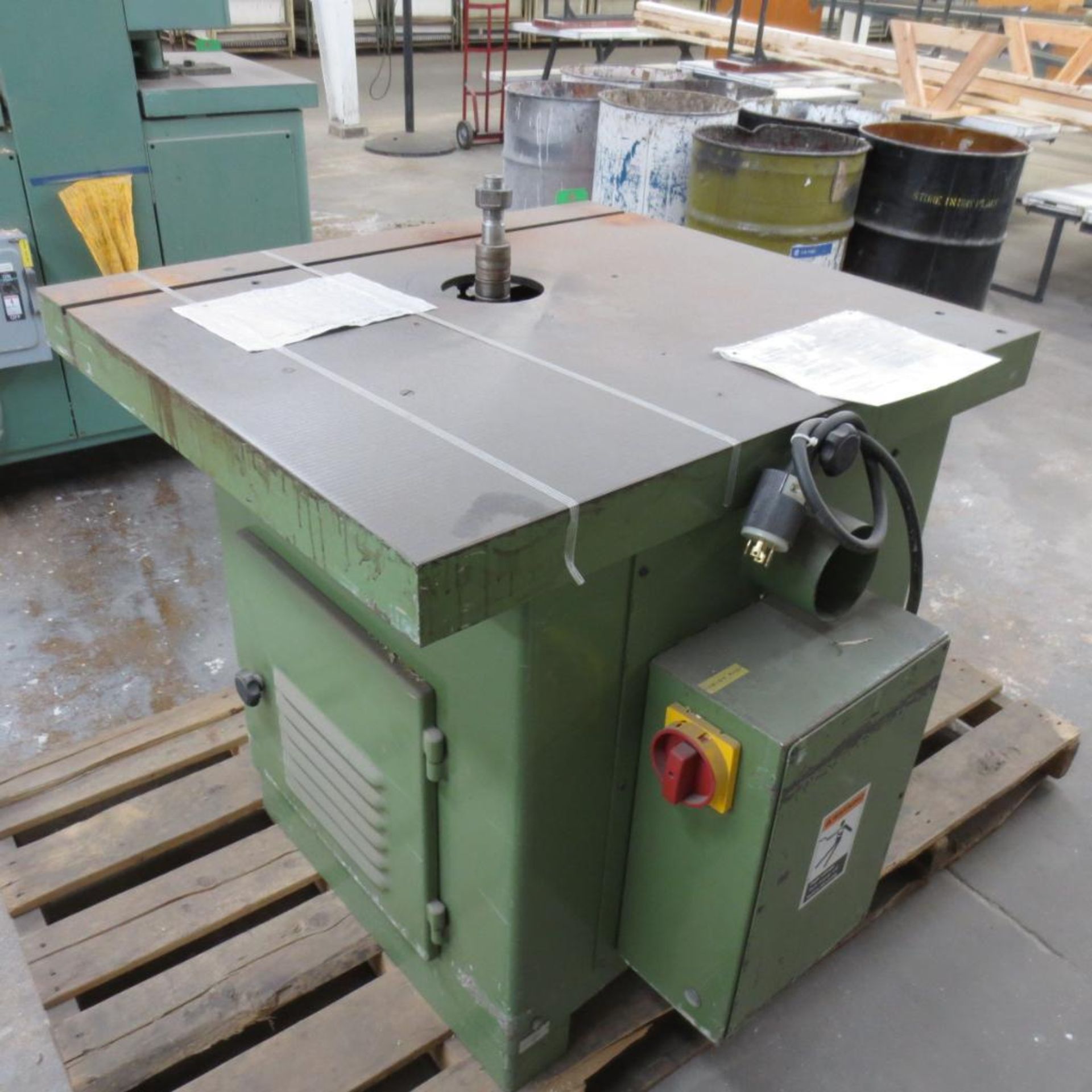 Gomnd Model DFFA-4 Single Spindle Shaper S/N 8333 ( WS M0725 or 8256 ) - Image 3 of 6