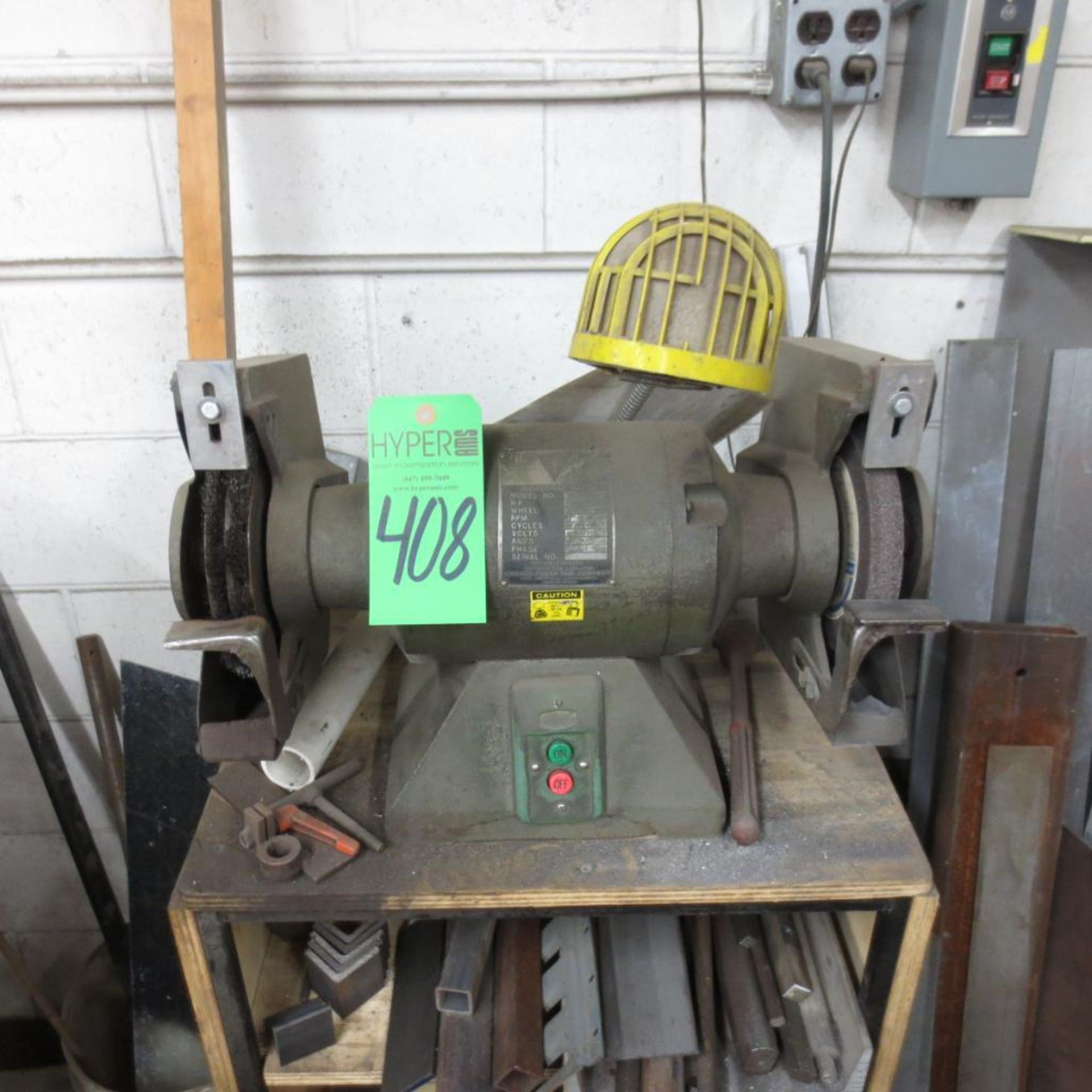 Chicago 10" Model 9020 Bench-Top Double End Grinder, 2-HP