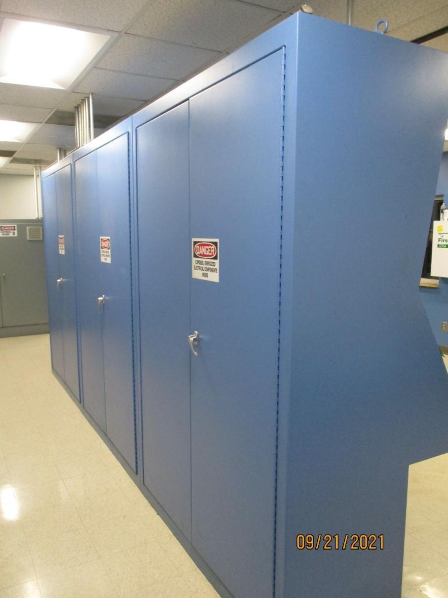 (5) Sections Of Electrical Control Cabinets ***Monitors Not Included***