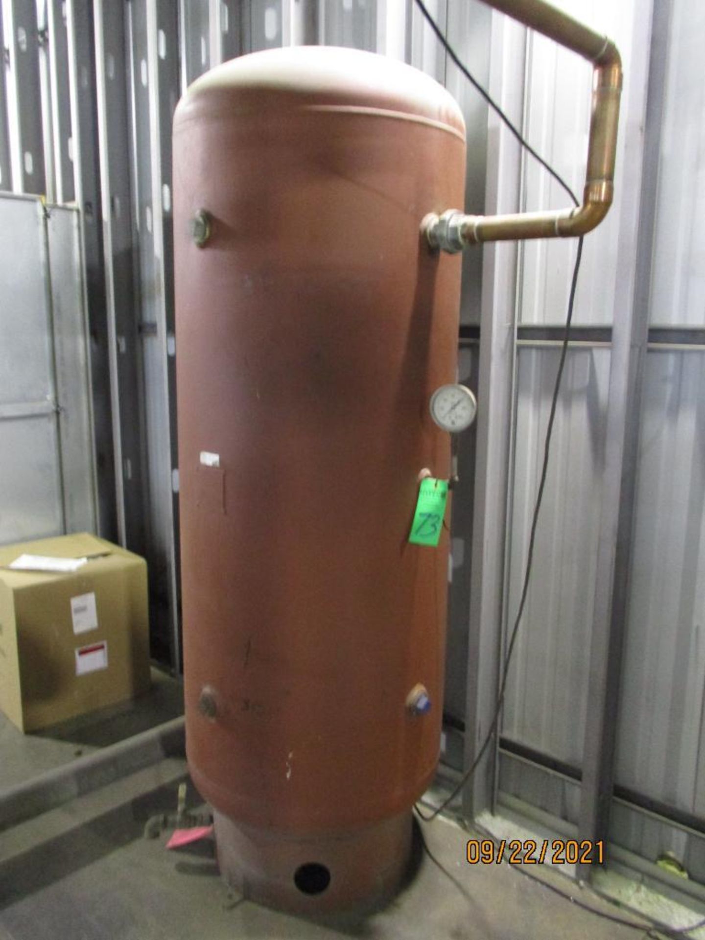 Industrial Air Tank, Located In Upstairs Mezzanine