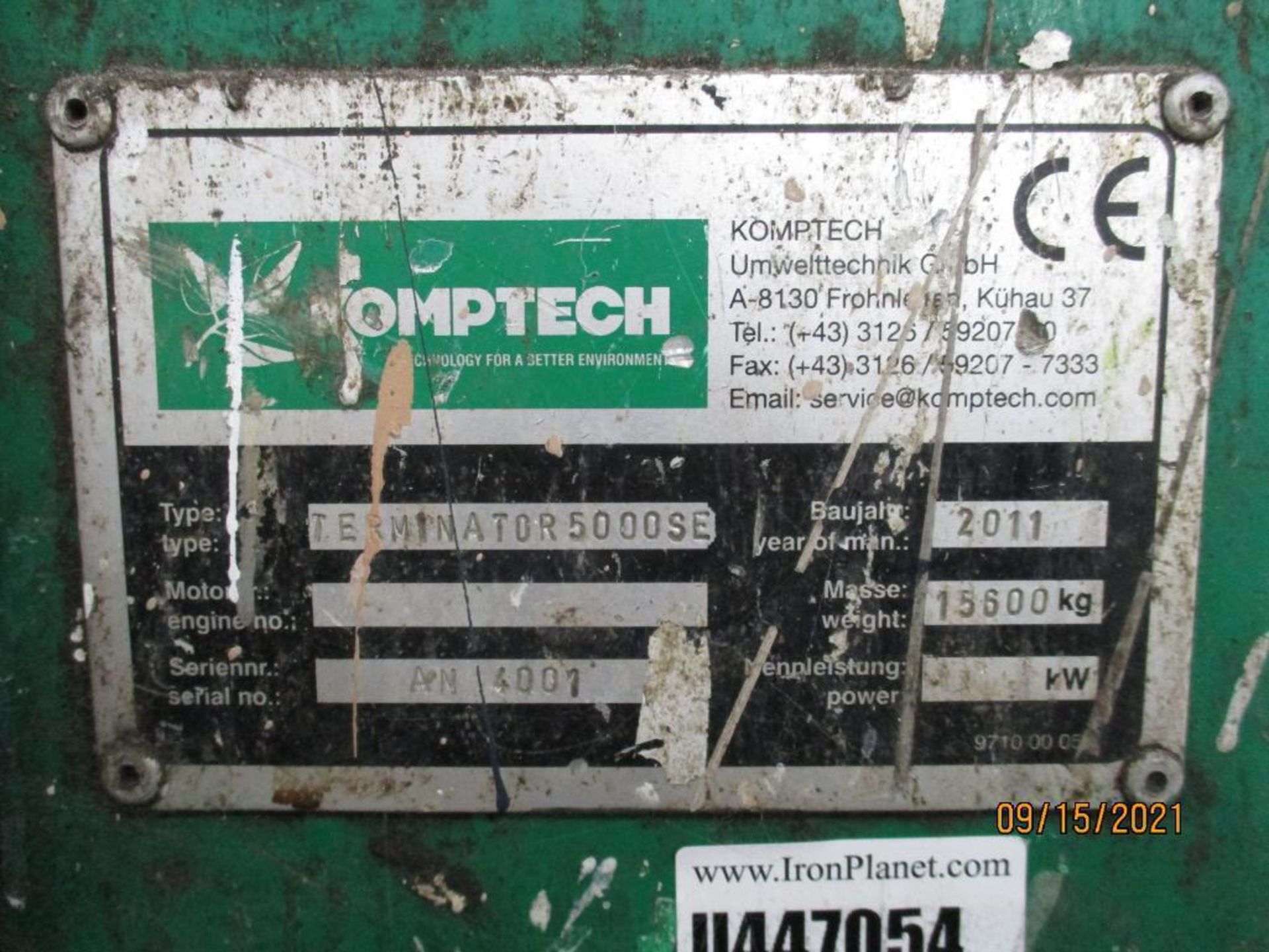 Komptech Terminator 5000SE Electric Shredder - Image 12 of 23