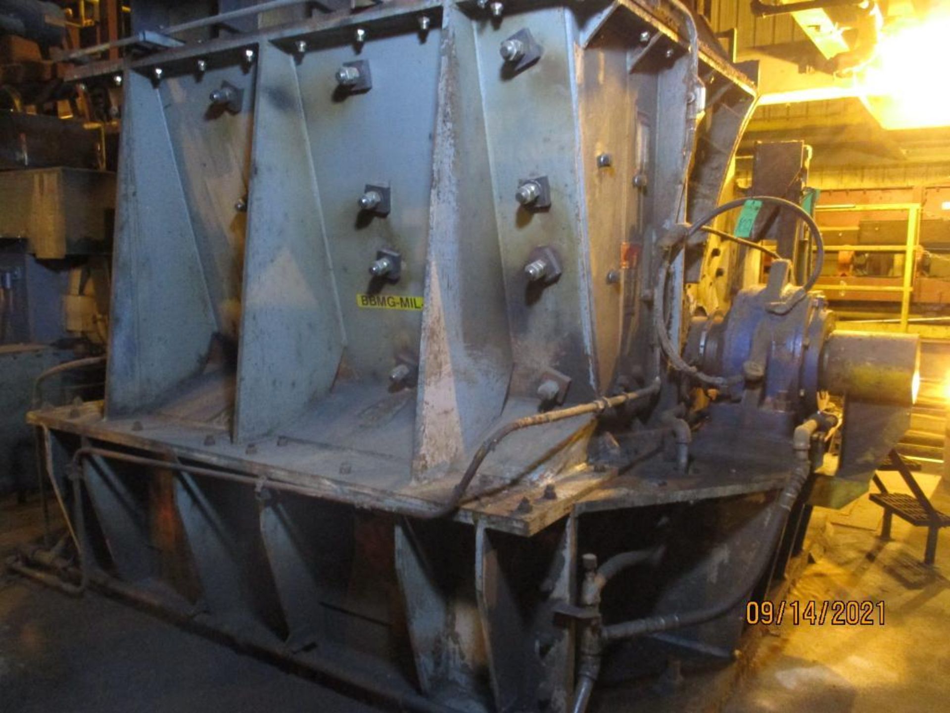 American Pulverizer 1,200-HP Model 60-90 RE Hammermill S/N: 7410, 48 Hammers, 5 1/4" Grate Size, Loc - Image 5 of 23