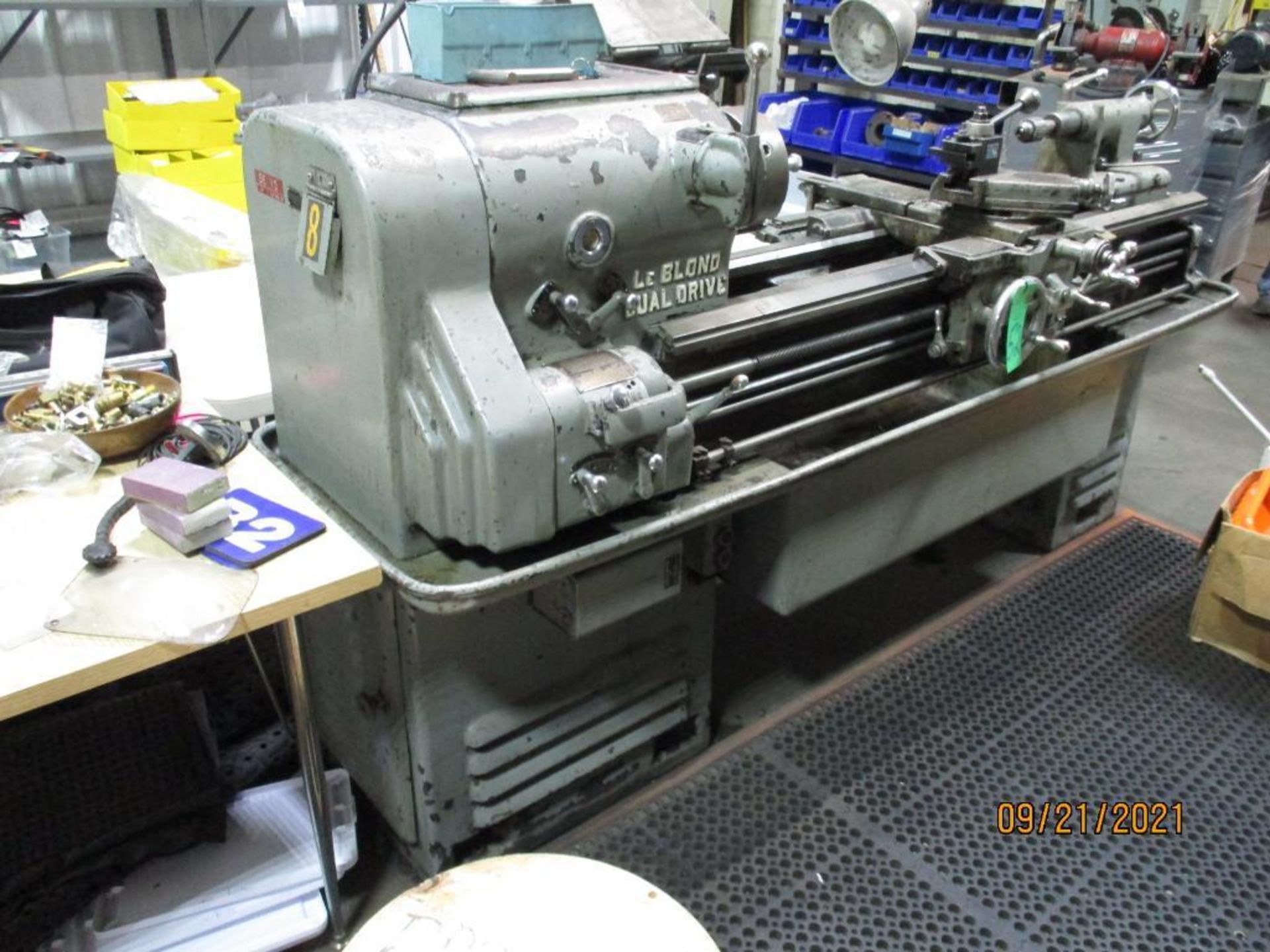 LeBlond 15" x 40" Dual Drive Lathe S/N HC1590, 15" Swing Over Bed, 7.5" Half Swing, 40" Between Cent - Image 2 of 7