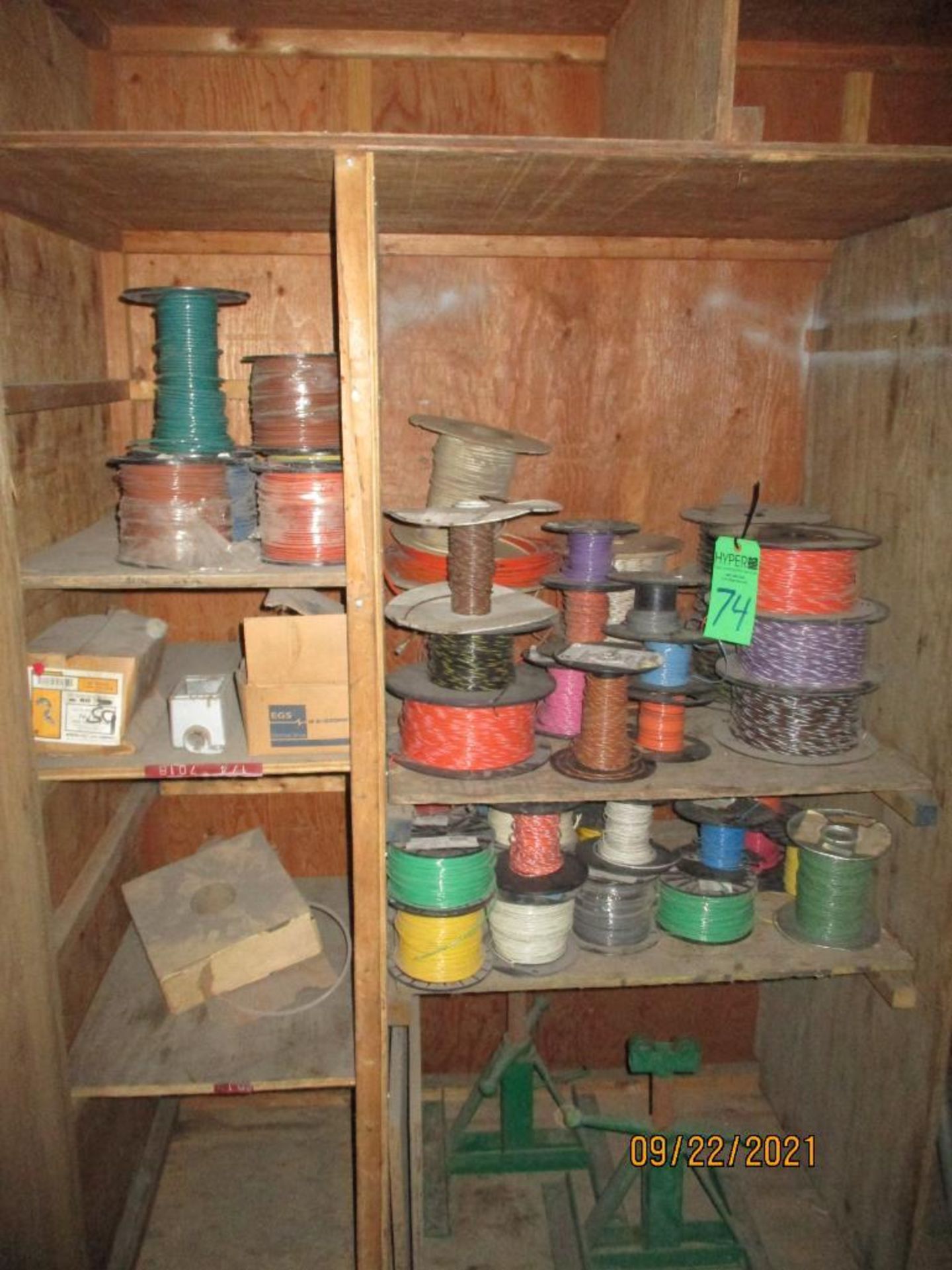 Lot c/o: Large Quantity Of Assorted Electrical Wire With Some Boxes, Located In Upstairs Mezzanine - Image 2 of 17