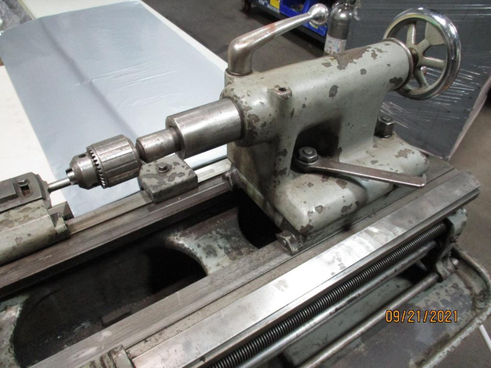 LeBlond 15" x 40" Dual Drive Lathe S/N HC1590, 15" Swing Over Bed, 7.5" Half Swing, 40" Between Cent - Image 6 of 7