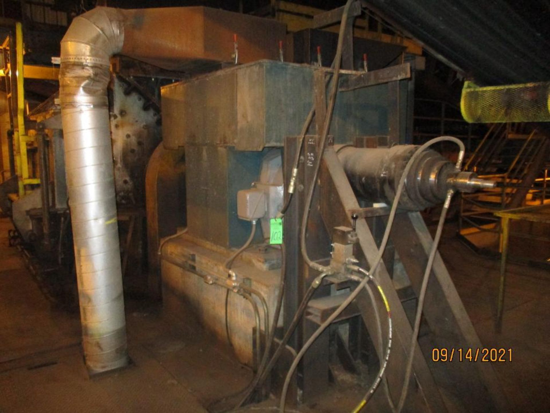 American Pulverizer 1,200-HP Model 60-90 RE Hammermill S/N: 7410, 48 Hammers, 5 1/4" Grate Size, Loc - Image 8 of 23