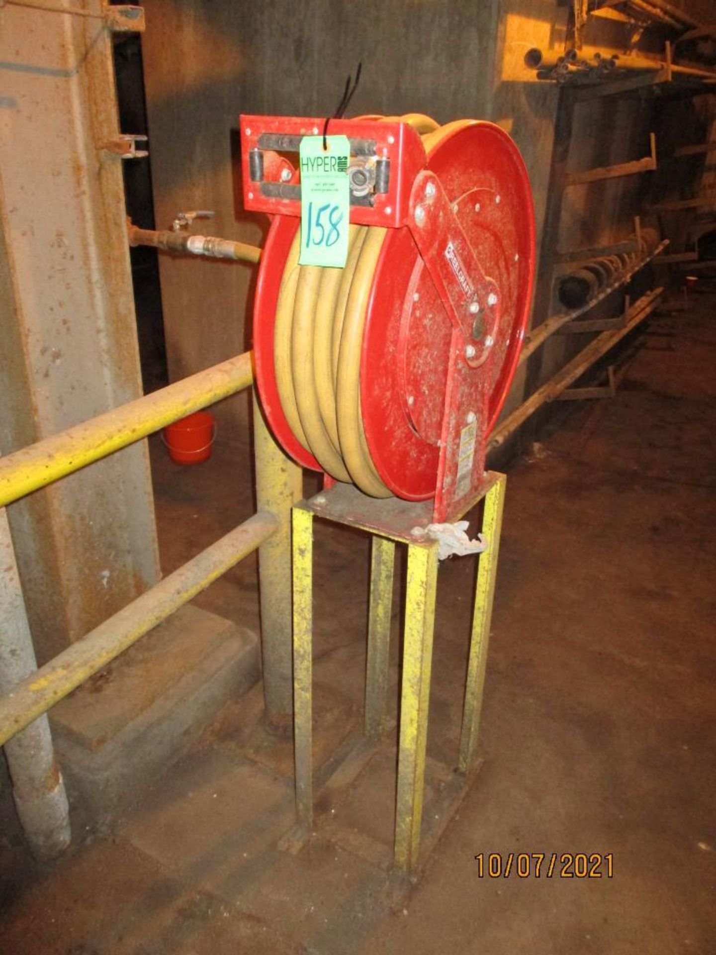 Hose Reel With High Pressure Hose