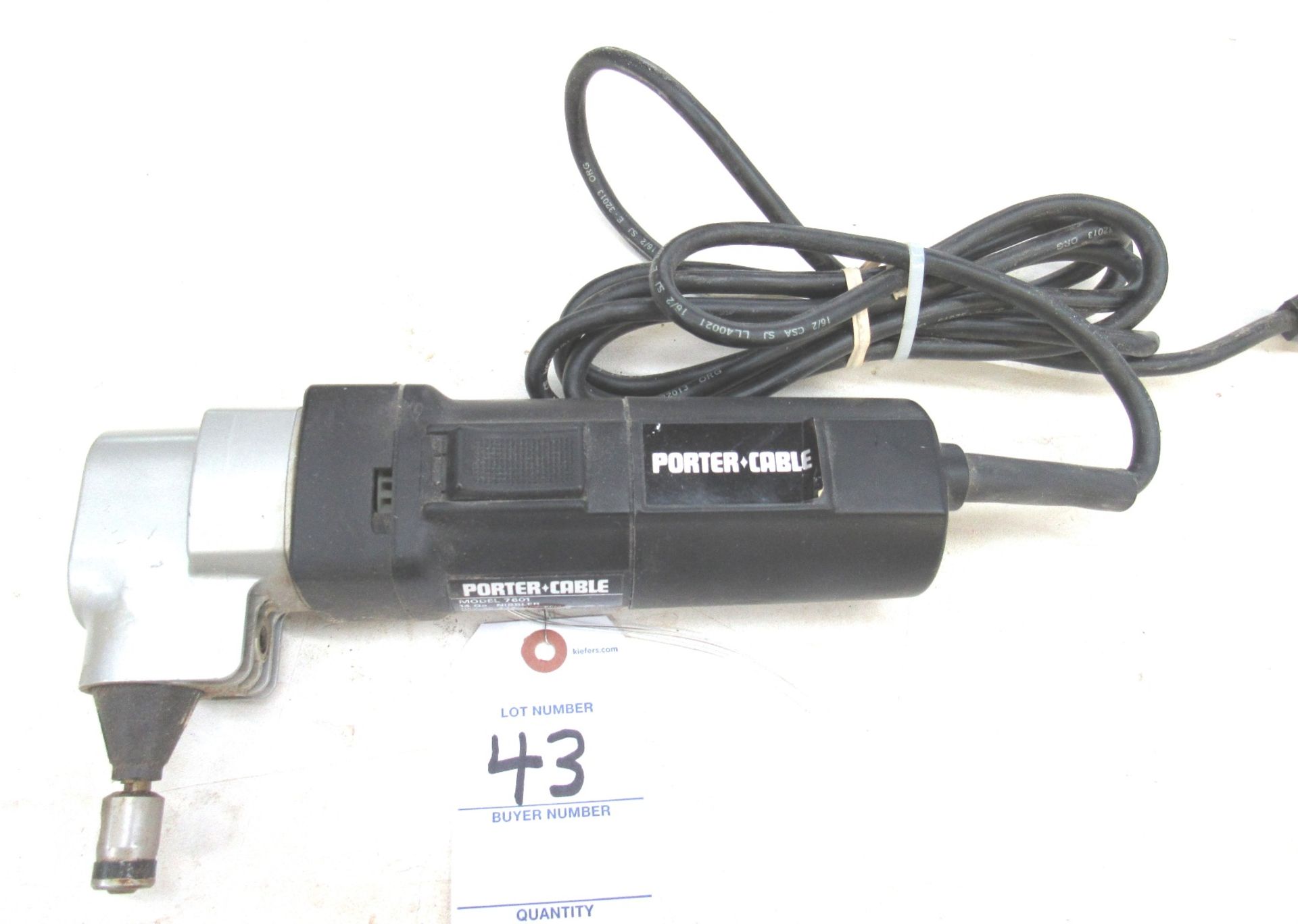 Porter-Cable Mod.7601 14Ga. Nibbler