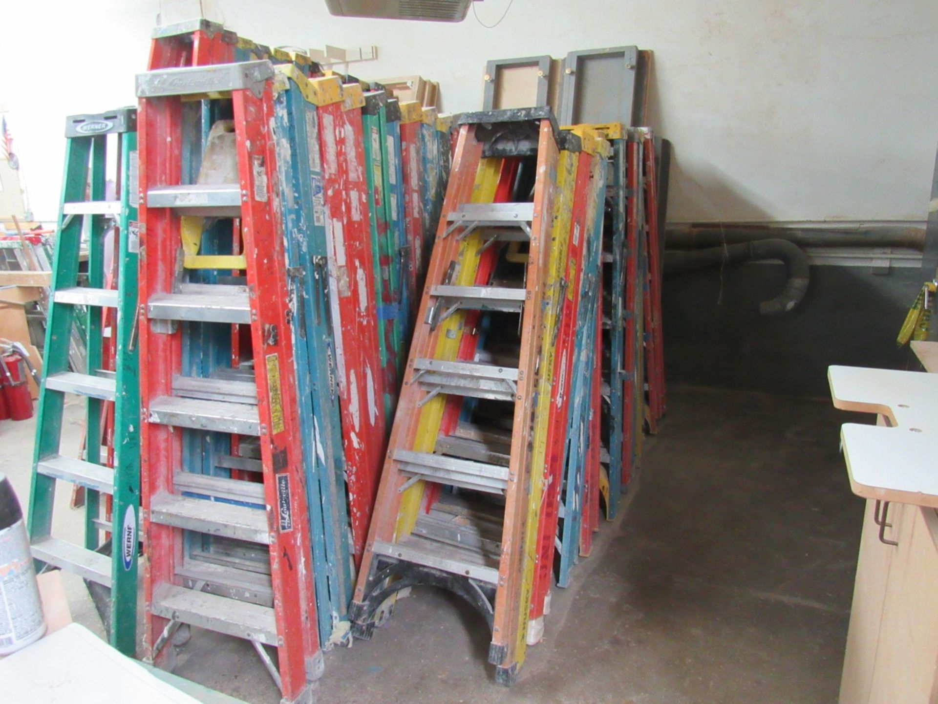 (2) Werner Fiberglass 6' Ladders