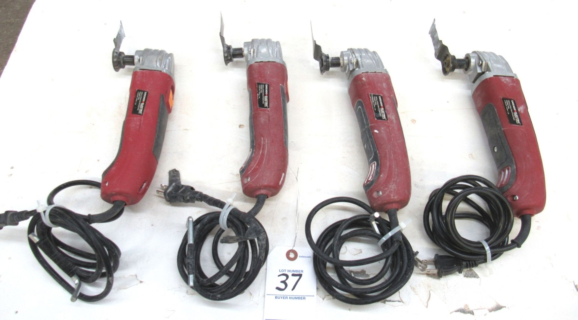 (4) Chicago Electric 21,000 RPM Osillating MultiFunction Power Tool