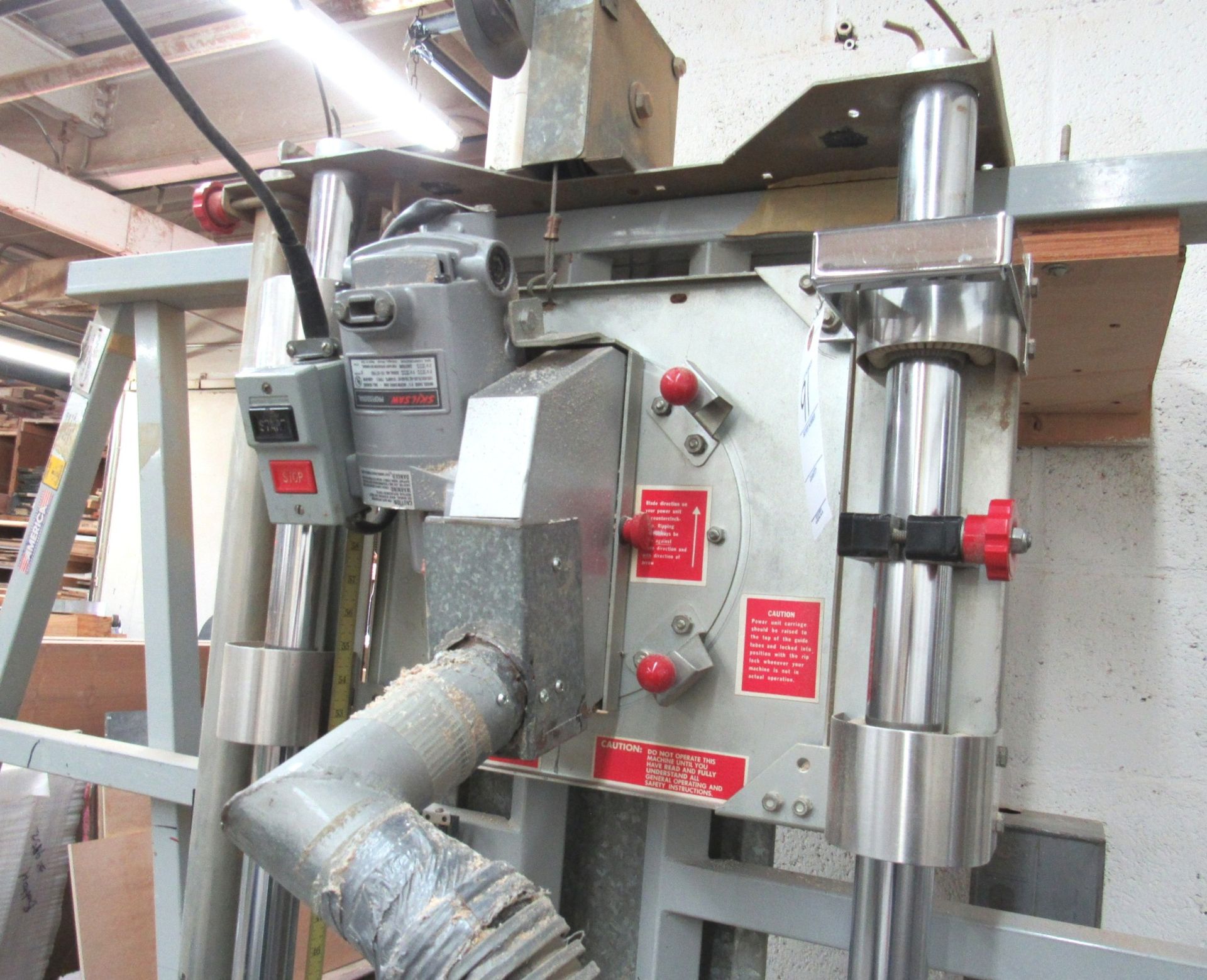 Saftey Speed Mod.HD6400 Panel Saw- S/N F184, 8-1/4" Skilsaw Mod.5860 Worm Drive, Ball Bearing , 4300 - Image 4 of 6