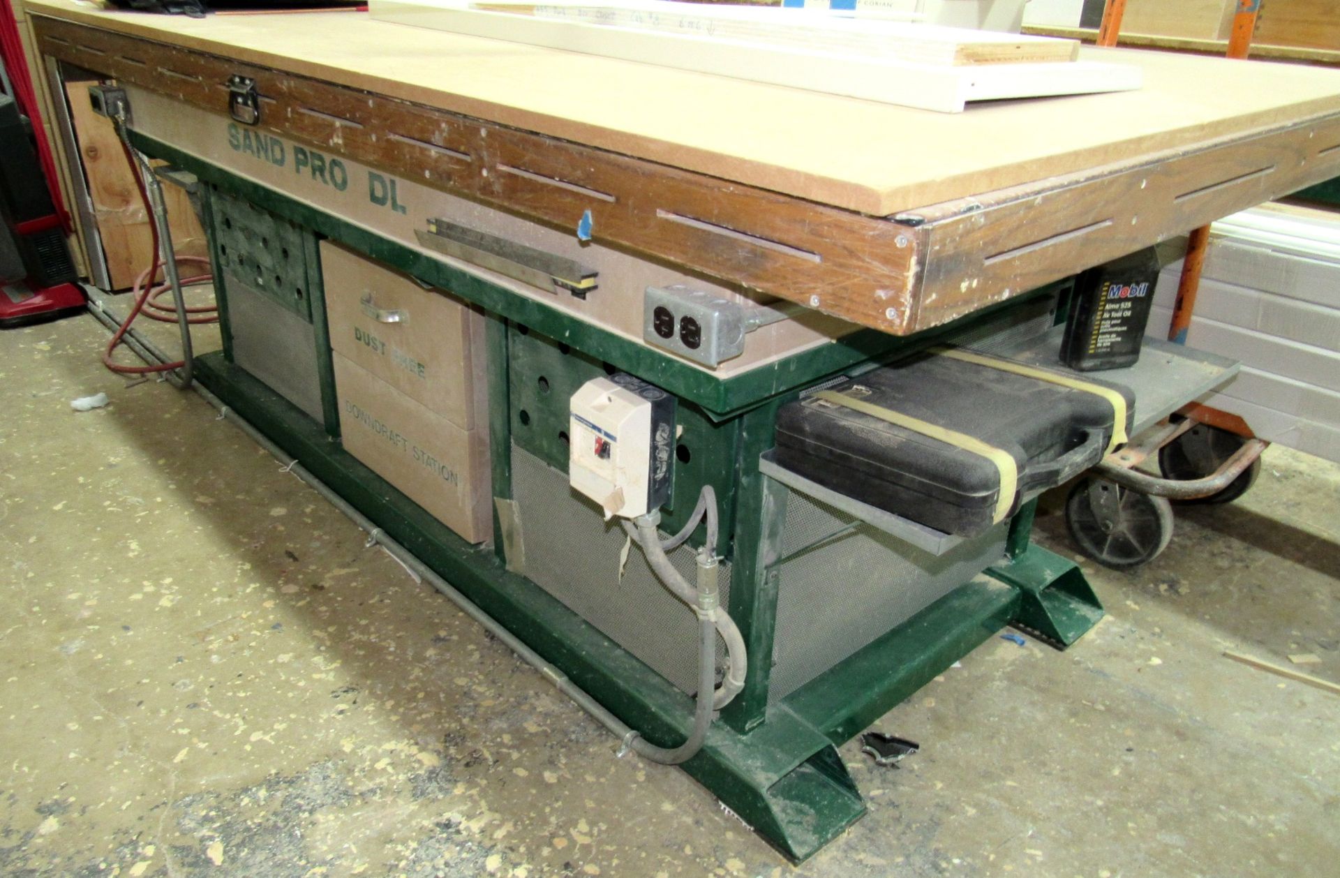 Sand Pro Mod.DL9648 Downdraft Sanding Station - New 2008, 96" x 48" Table Size, 36" Table Height, (
