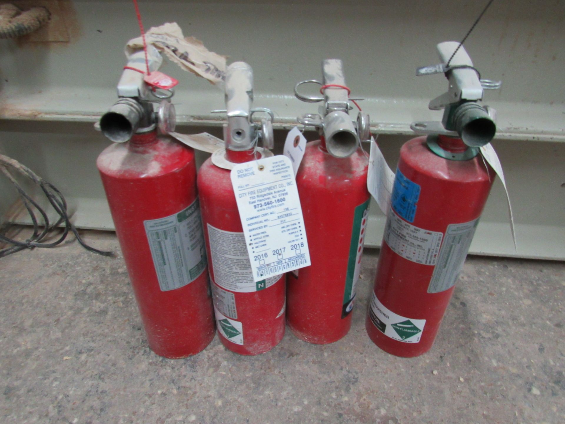 (4) Fire Extinguishers